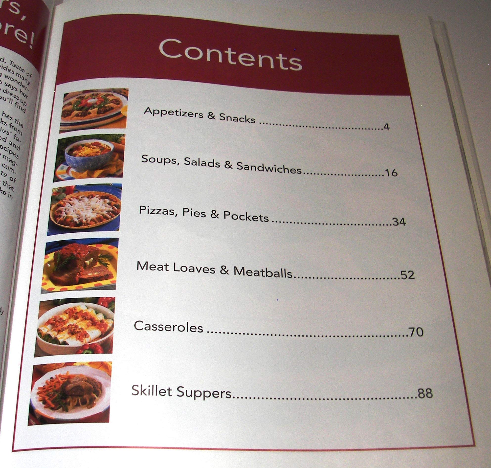 Taste of Home's Ground Beef Cookbook used book depot