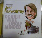 The Best of Jeff Foxworthy: Double Wide Single Minded (CD & DVD) used book depot