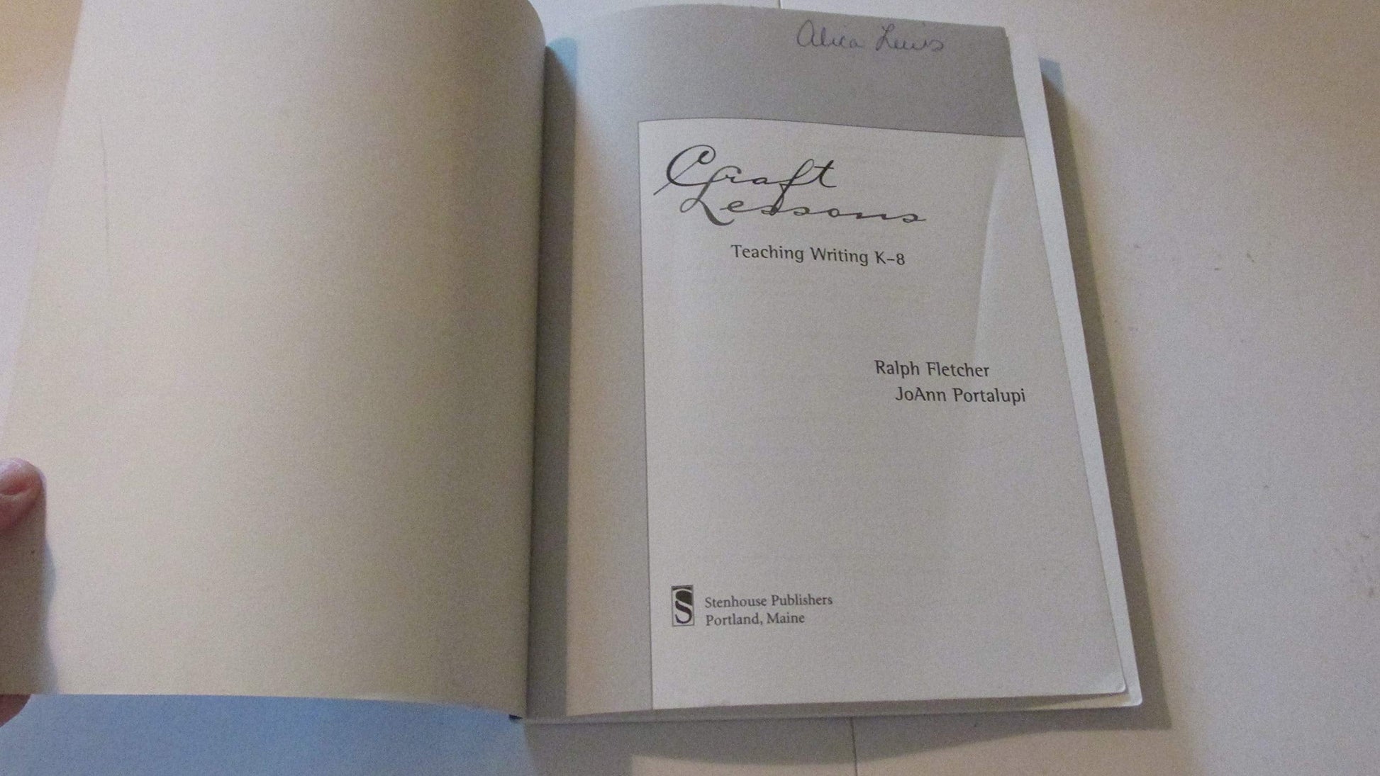 Craft Lessons used book depot