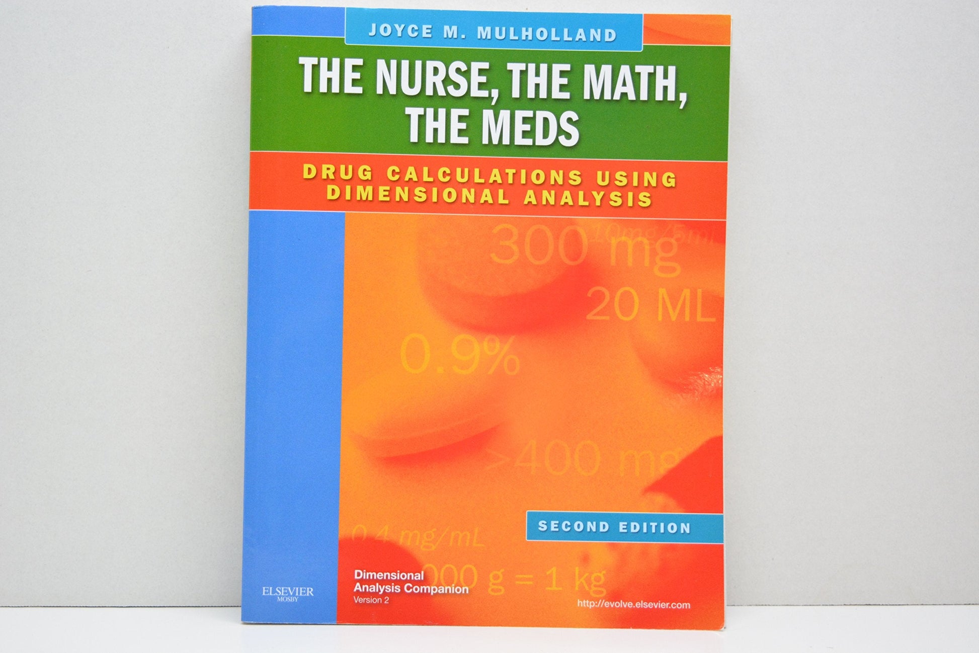 The Nurse, The Math, The Meds: Drug Calculations Using Dimensional Analysis used book depot