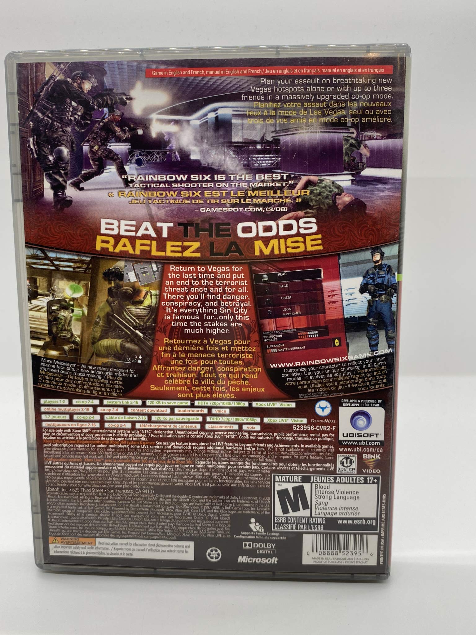 Tom Clancy's Rainbow Six Vegas 2 - Xbox 360 used book depot