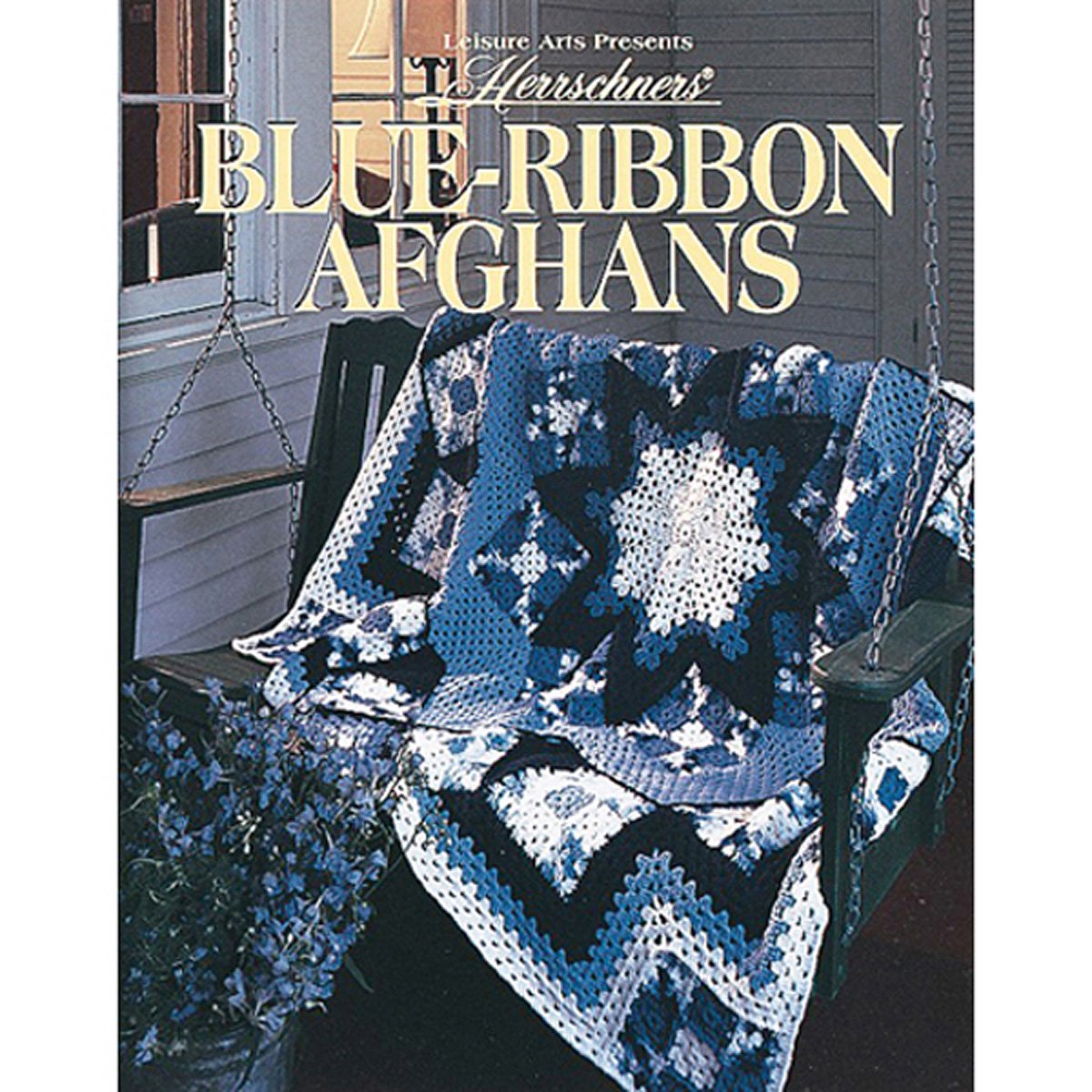 Leisure Arts Blue Ribbon Afghans used book depot