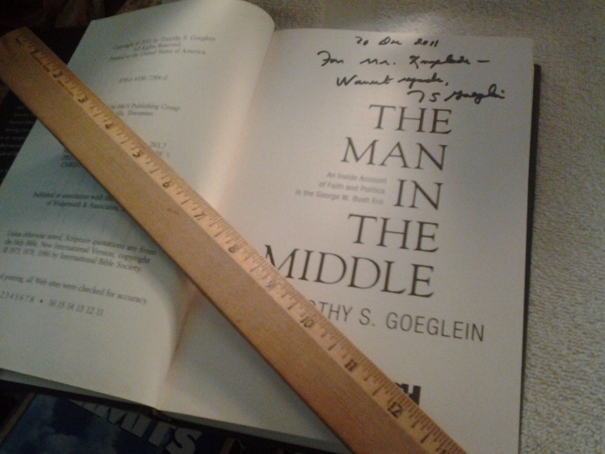 The Man in the Middle: An Inside Account of Faith and Politics in the George W. Bush Era used book depot
