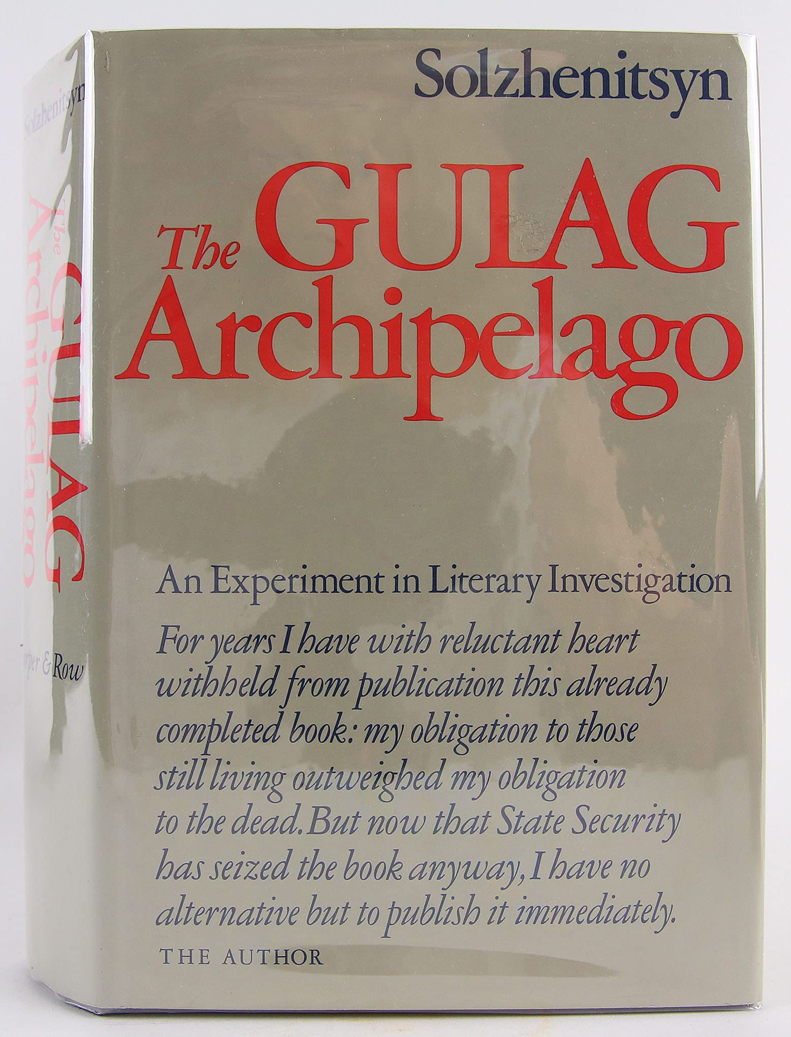 The Gulag Archipelago, 1918-1956: An Experiment in Literary Investigation (English and Russian Edition) used book depot
