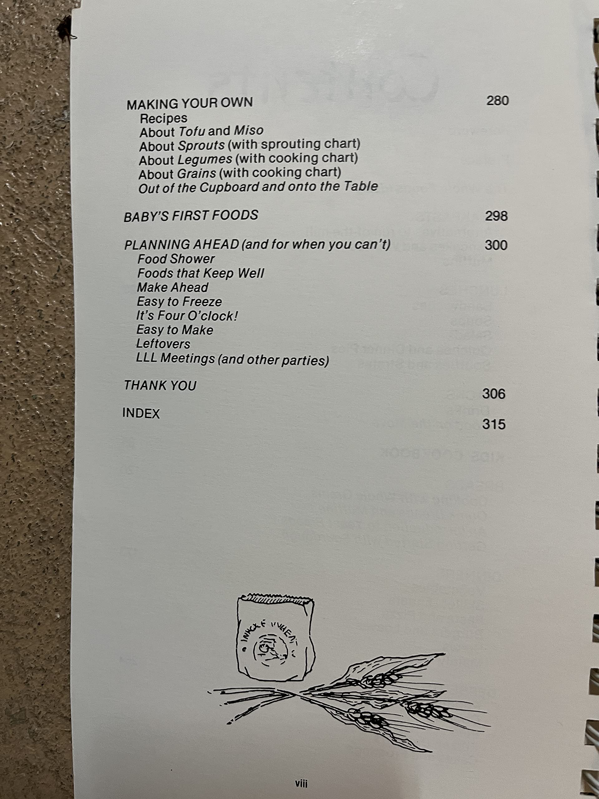 Whole foods for the whole family: LaLeche League International Cookbook used book depot