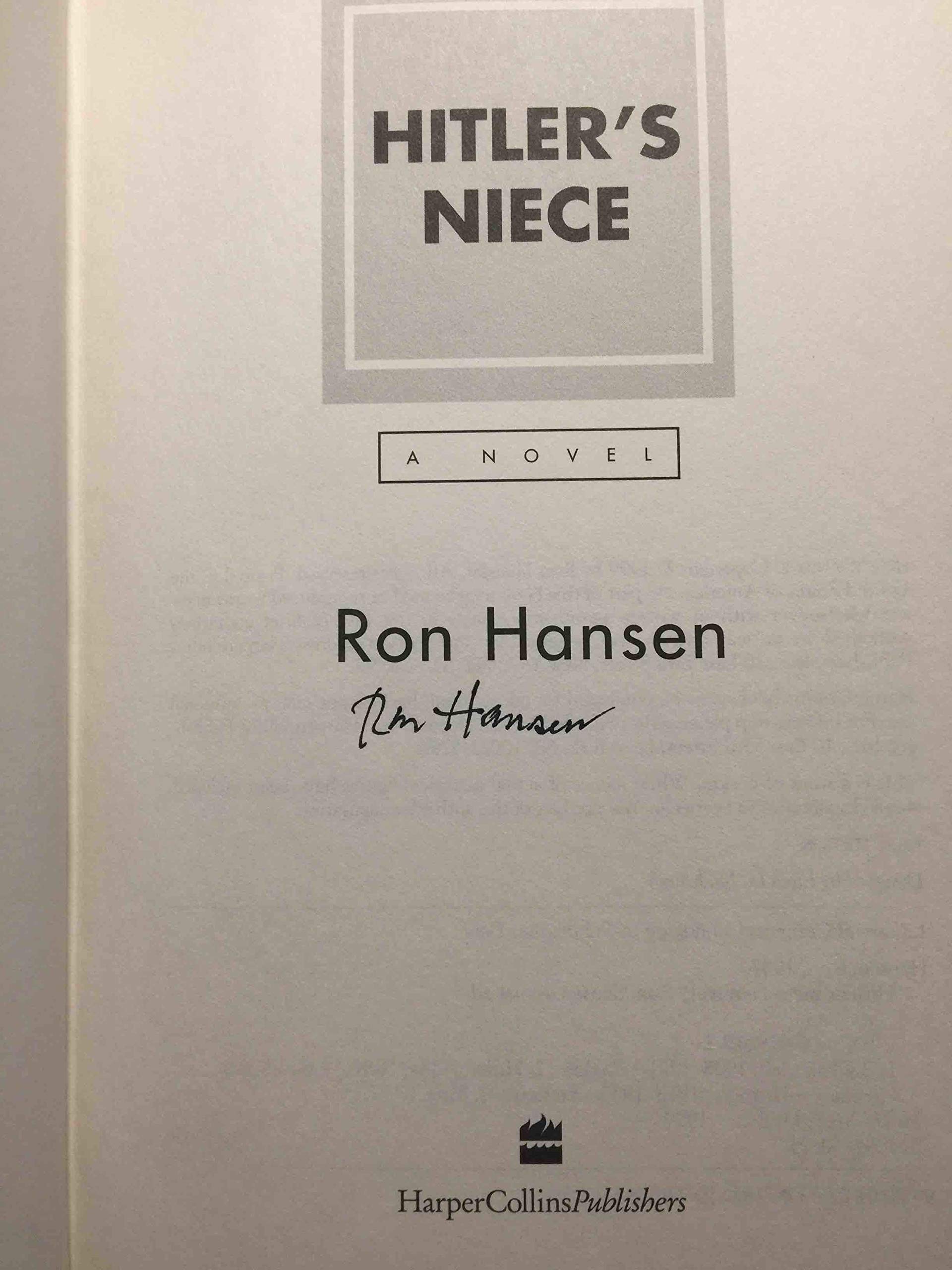 Hitler's Niece: A Novel used book depot