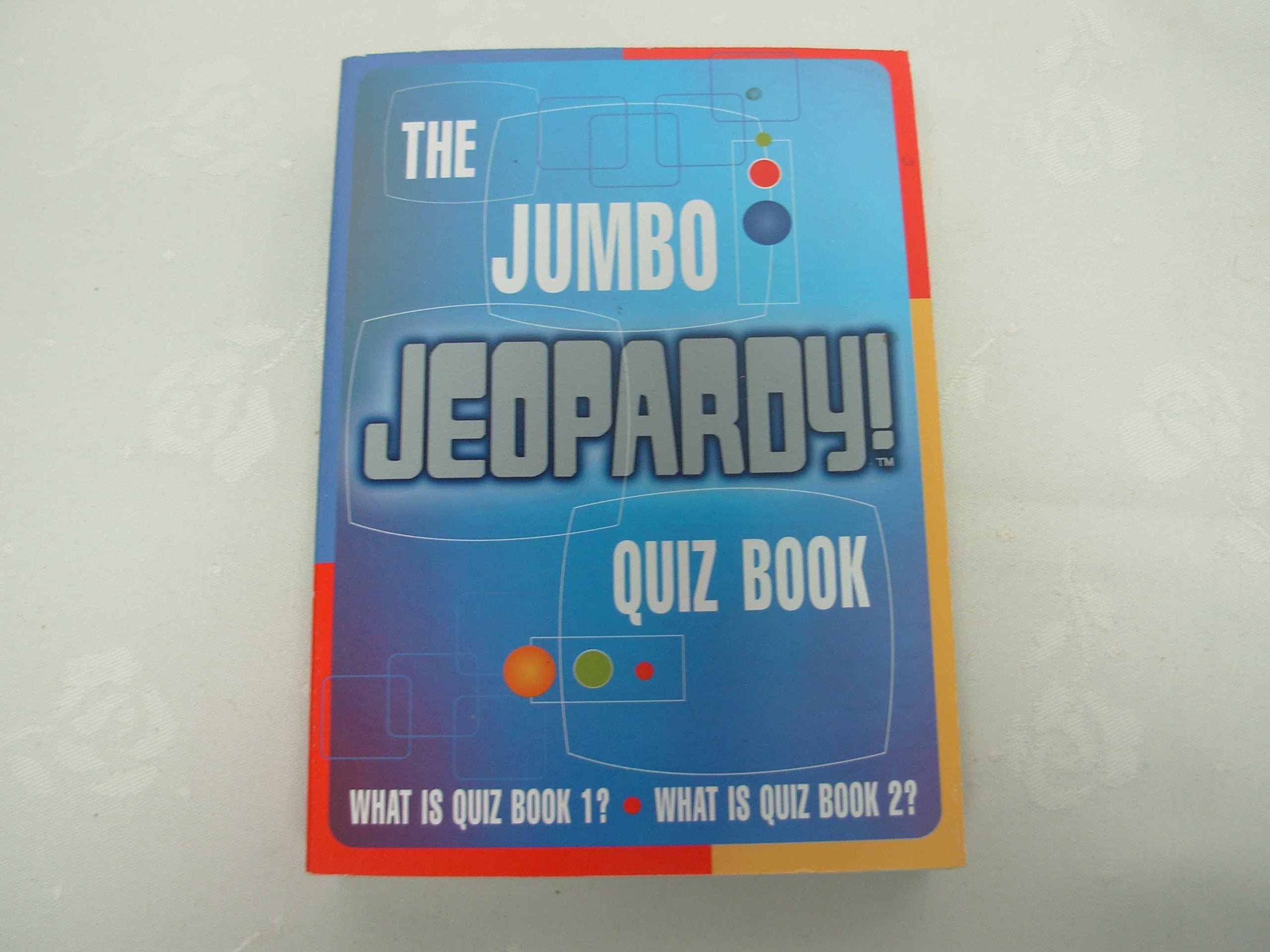 The Jumbo Jeopardy Quiz Book used book depot