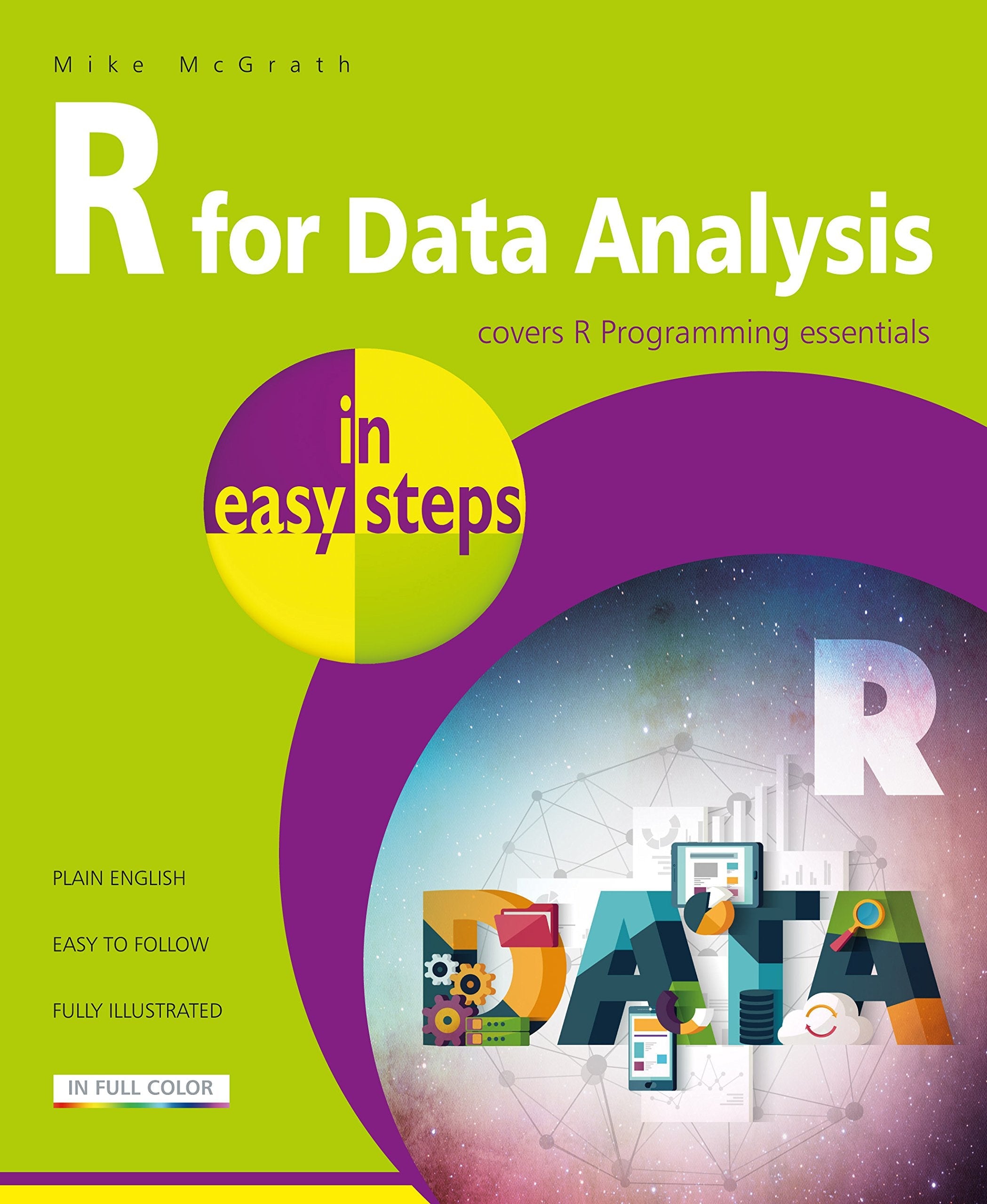 R for Data Analysis in easy steps - R Programming essentials used book depot