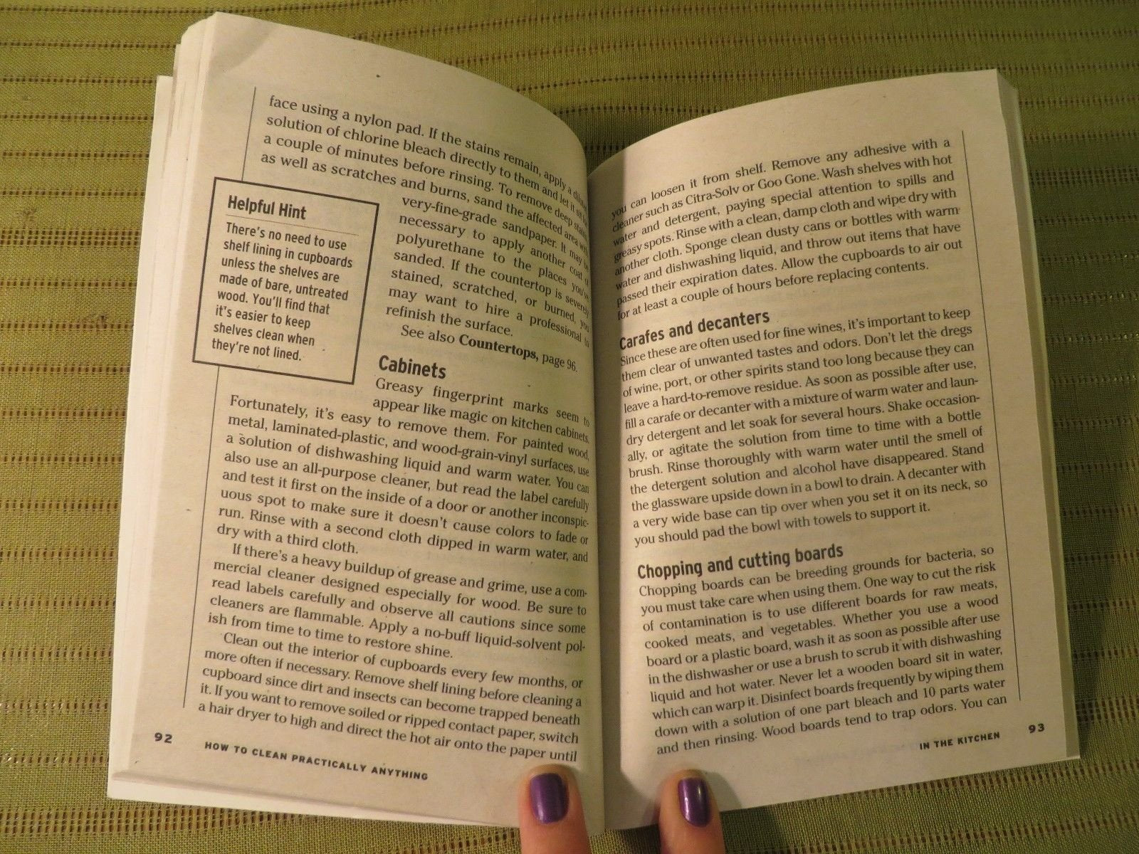 2006 HOW TO CLEAN PRACTICALLY ANYTHING by The Editors of Consumer Reports Book used book depot