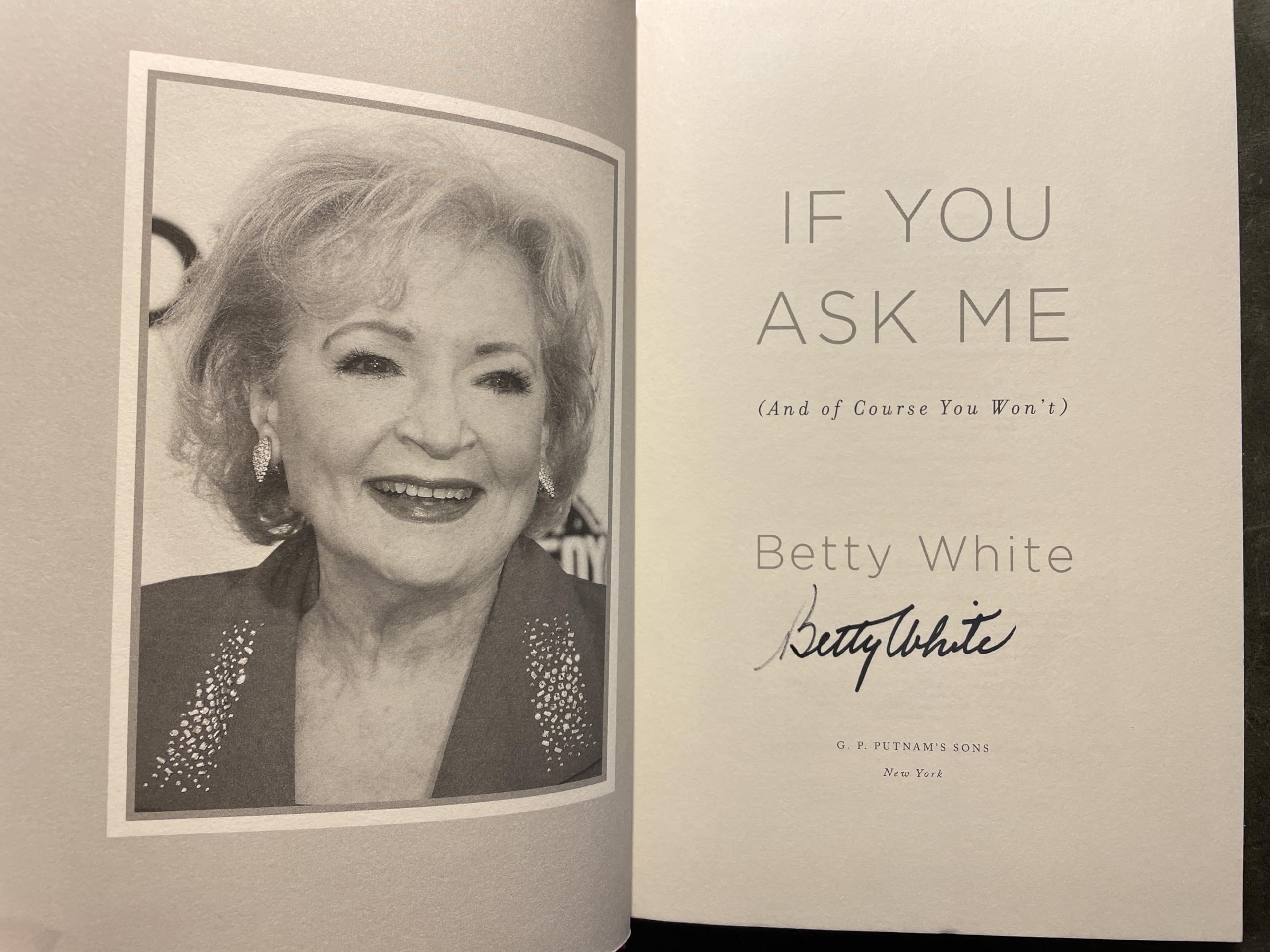 If You Ask Me: (And of Course You Won't)