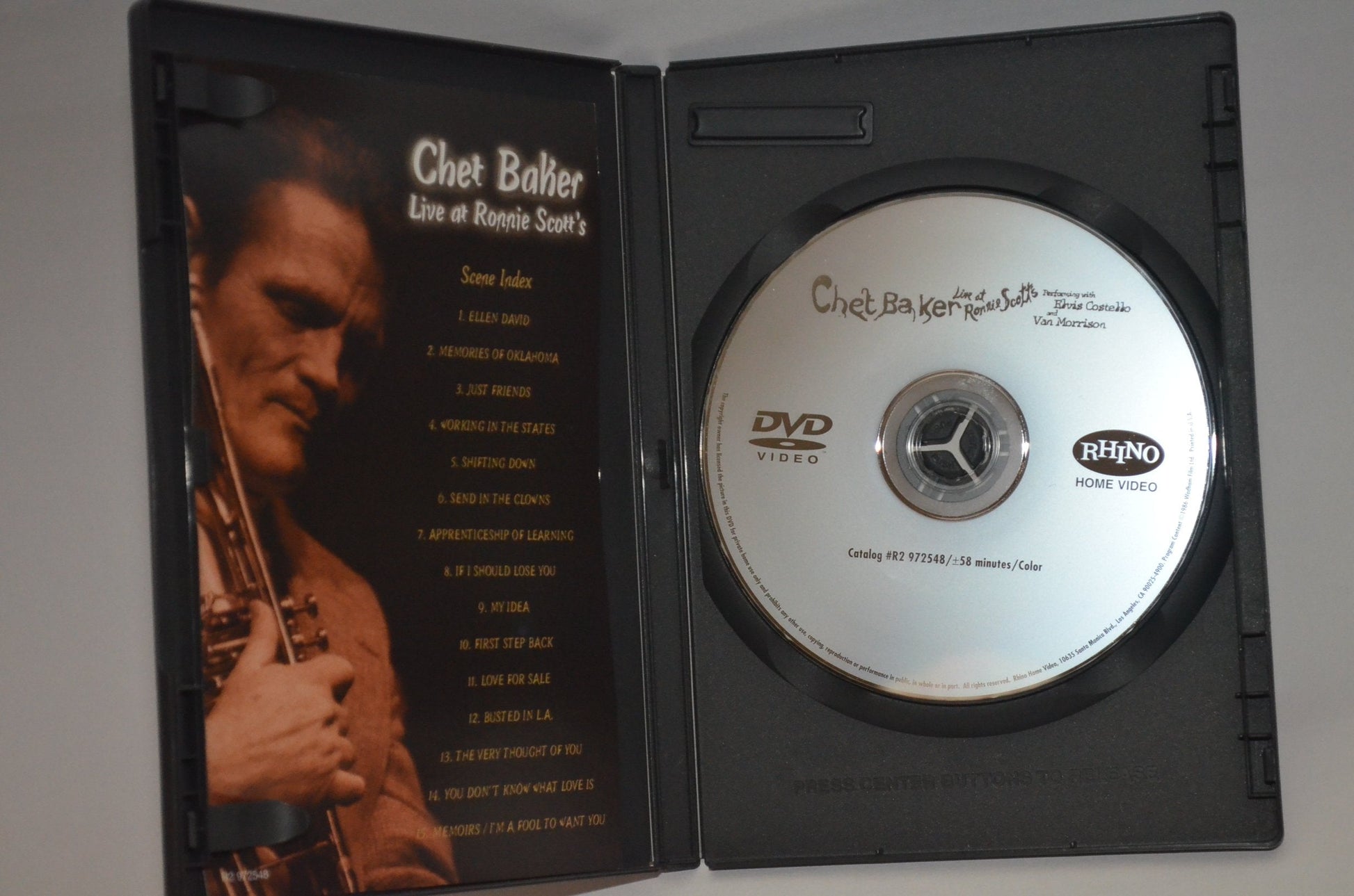 Chet Baker - Live at Ronnie Scott's used book depot