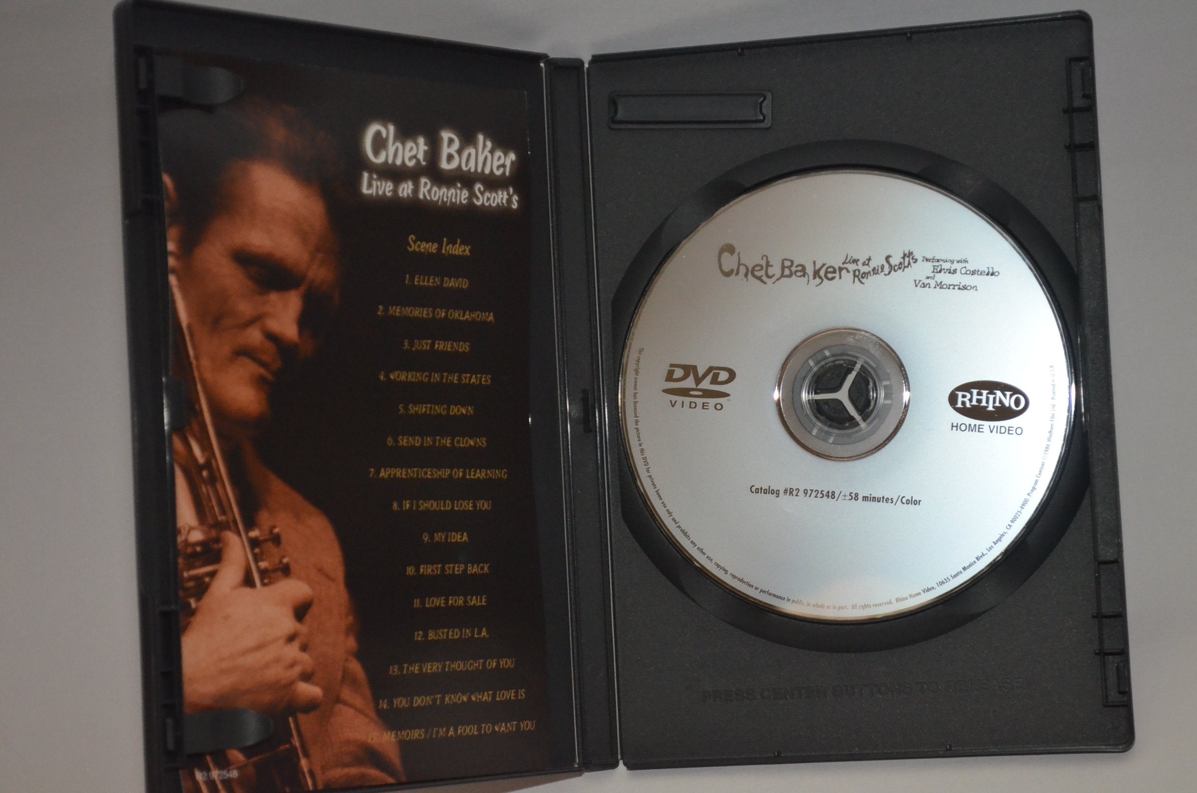 Chet Baker - Live at Ronnie Scott's used book depot