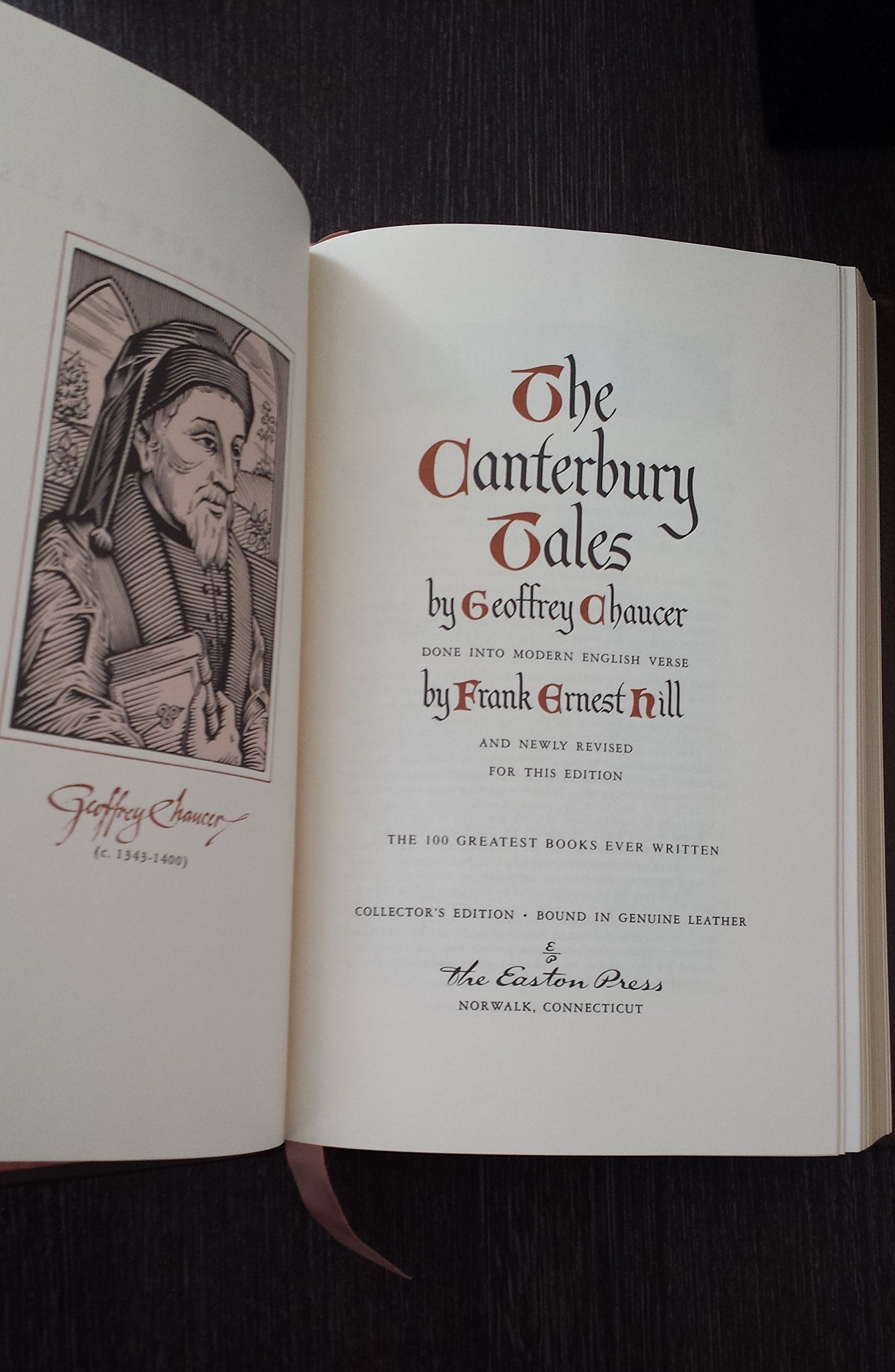 The Canterbury Tales, Limited Edition (The 100 Greatest Books Ever Written) used book depot