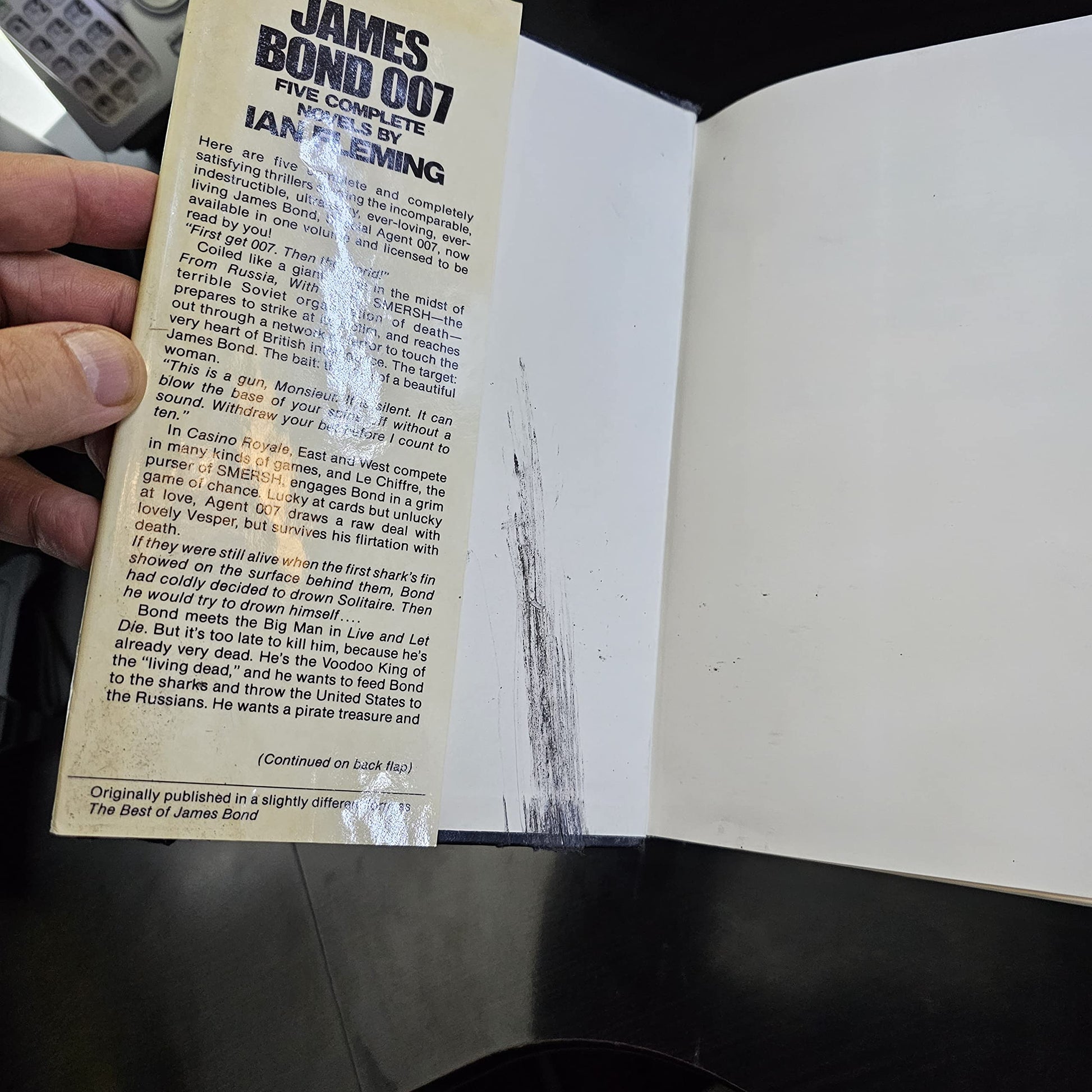 James Bond 007: Diamonds Are Forever / From Russia with Love / Goldfinger / Casino Royale / Live and Let Die used book depot