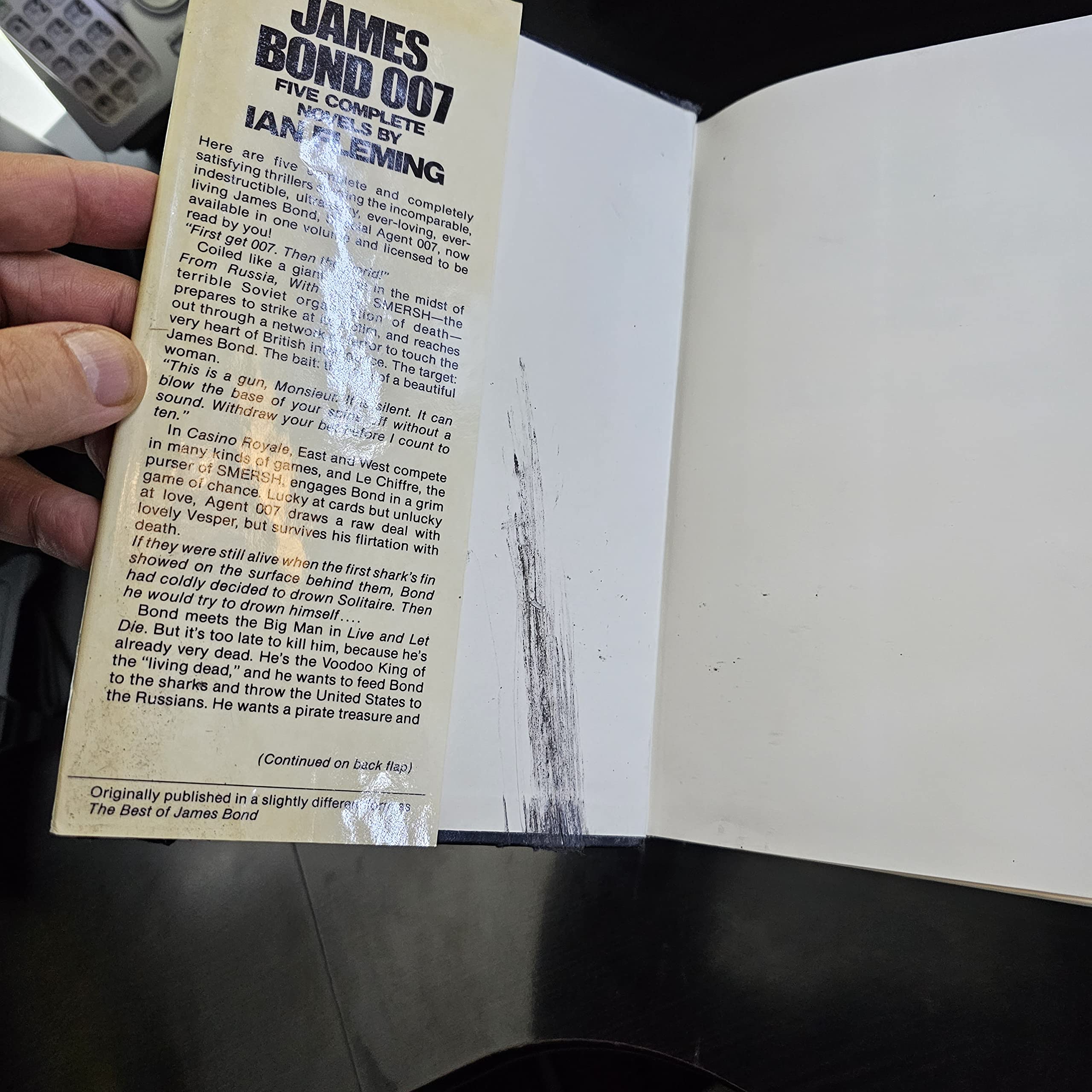 James Bond 007: Diamonds Are Forever / From Russia with Love / Goldfinger / Casino Royale / Live and Let Die used book depot