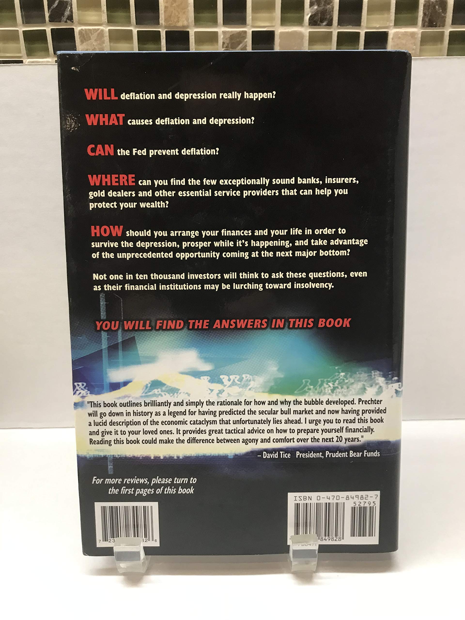 Conquer the Crash: You Can Survive & Prosper in a Deflationary Depression (Wiley Trading) used book depot