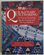 Quick & Easy Quiltmaking: 26 Projects Featuring Speedy Cutting and Piecing Methods used book depot