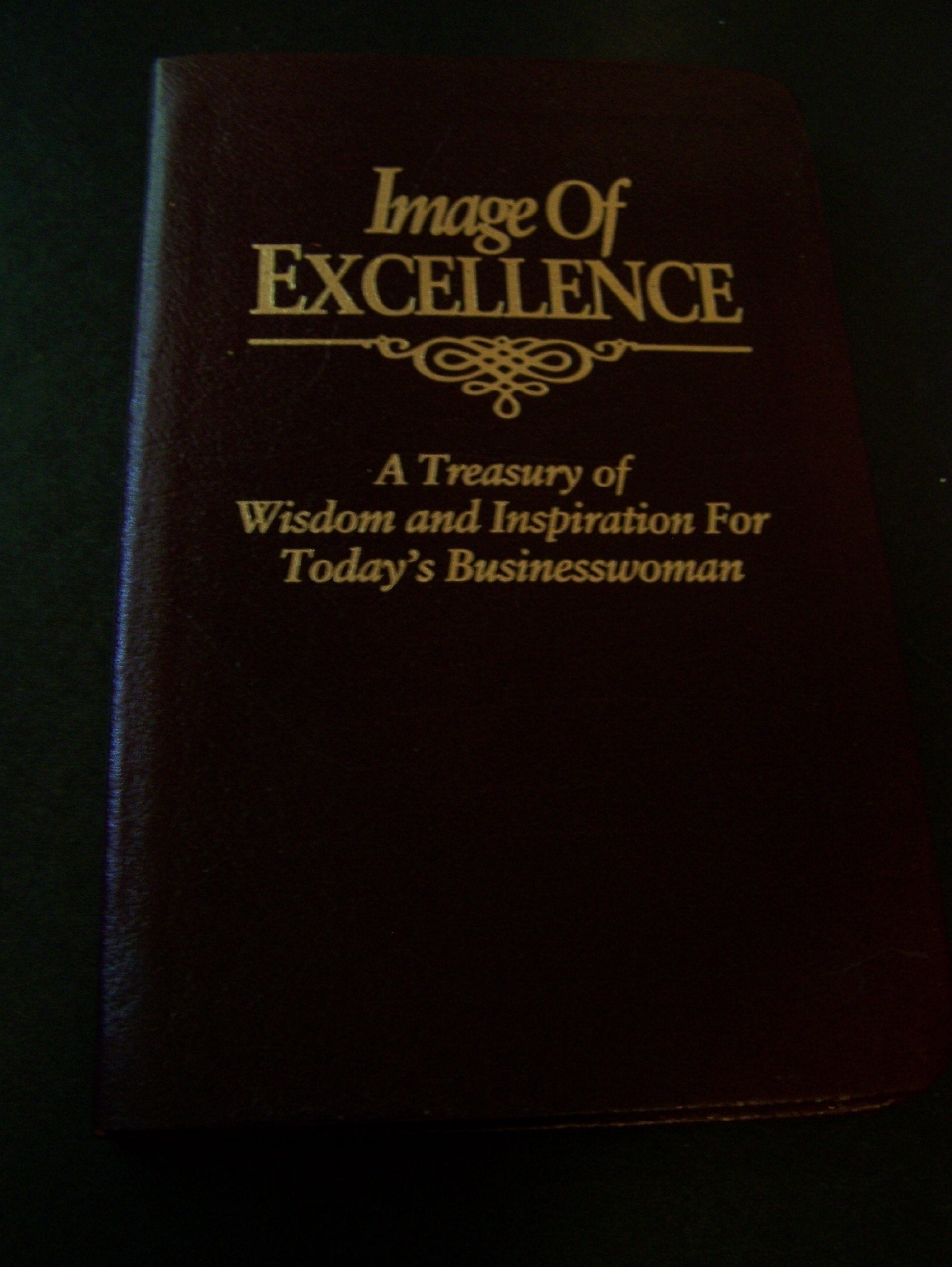Image of Excellence: Wisdom and Inspiration for Today's Businesswoman used book depot