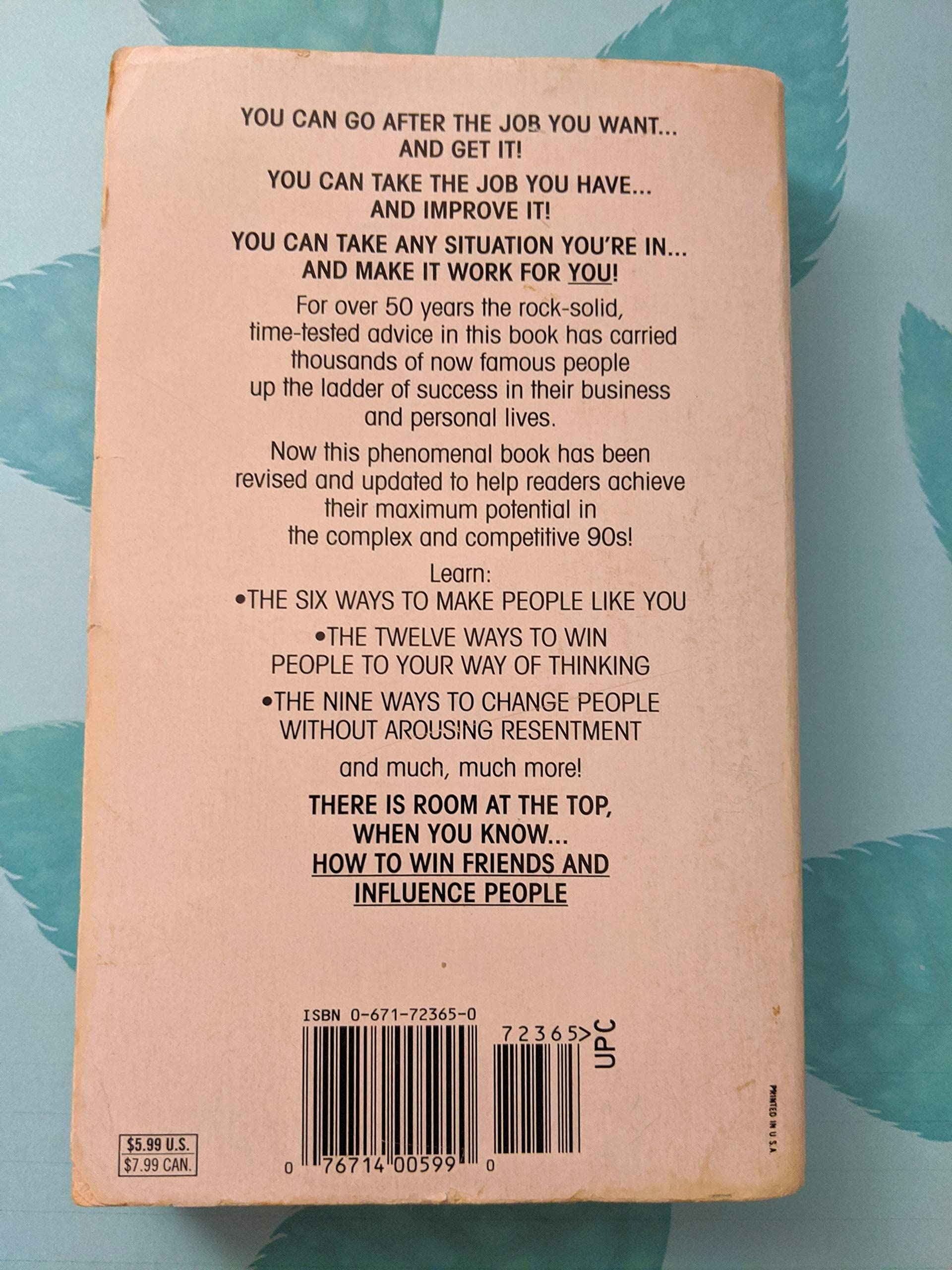 How to Win Friends & Influence People used book depot