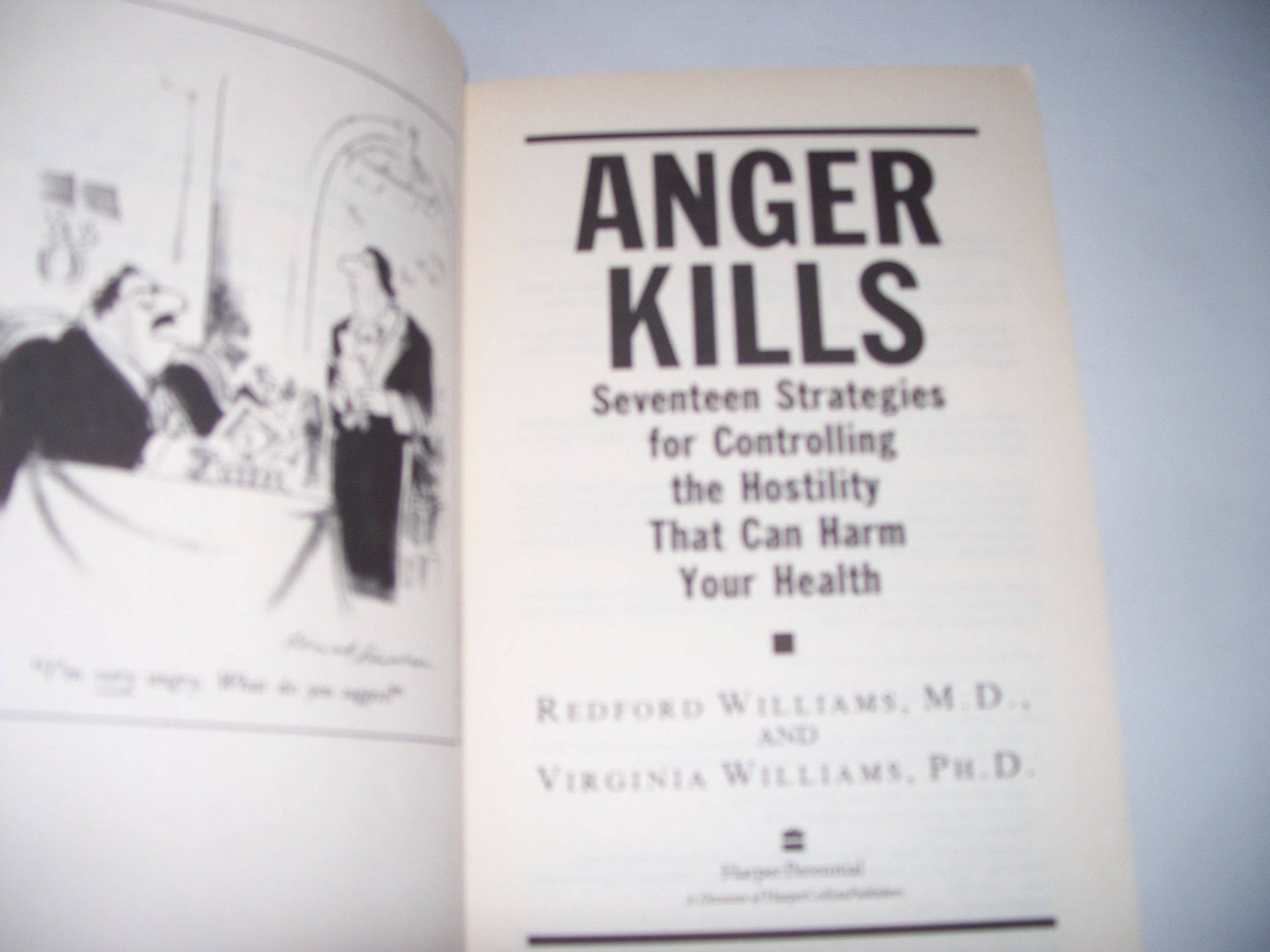 Anger Kills: Seventeen Strategies for Controlling the Hostility That Can Harm Your Health used book depot