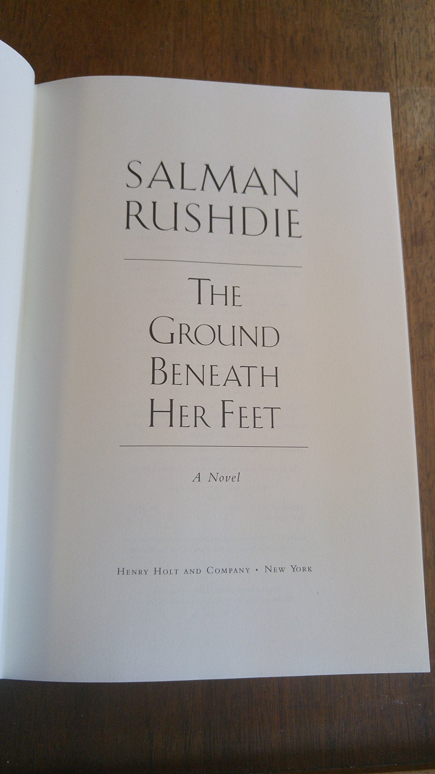 The Ground Beneath Her Feet: A Novel used book depot