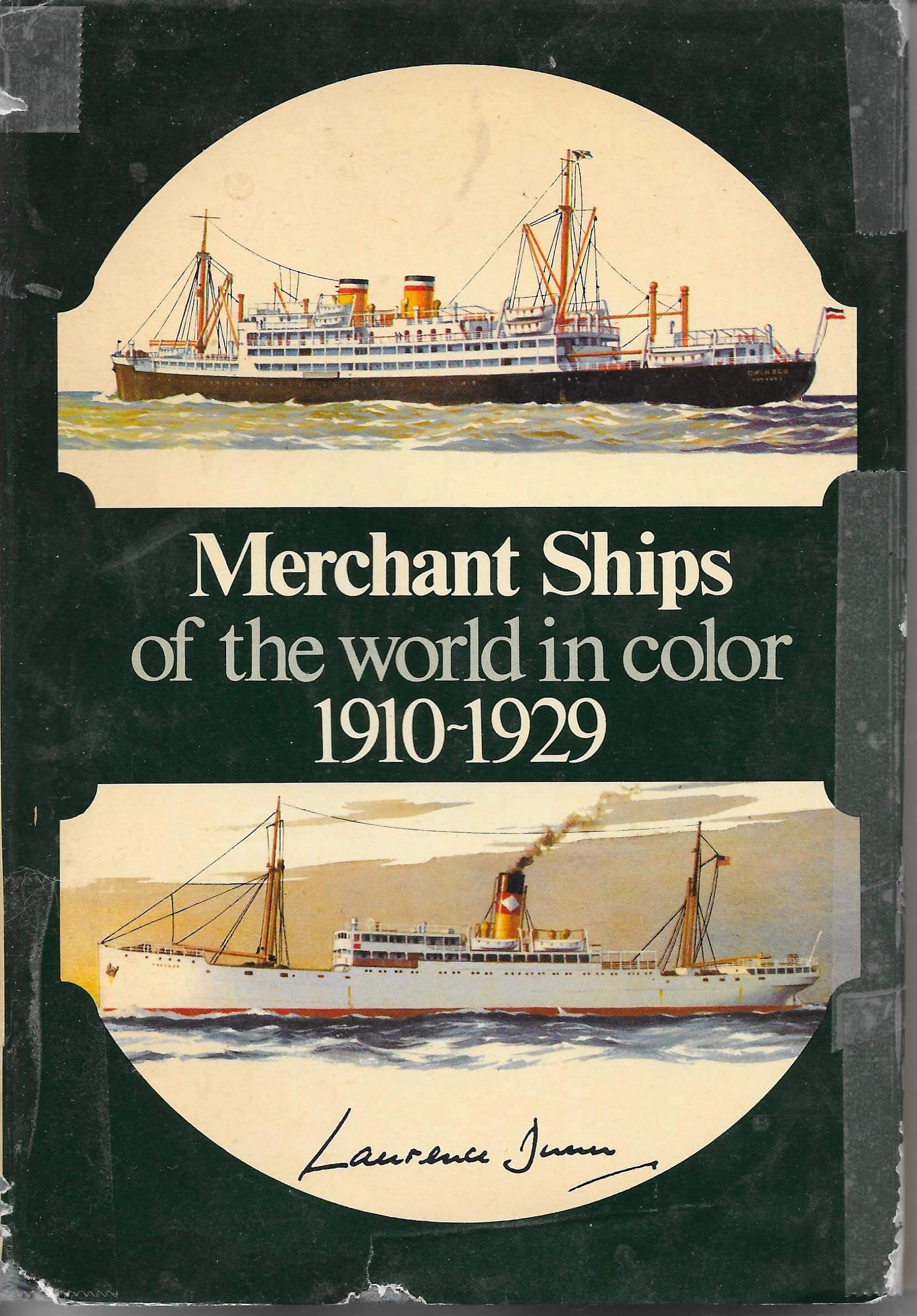 Merchant Ships of the World in Color, 1910-1929 used book depot