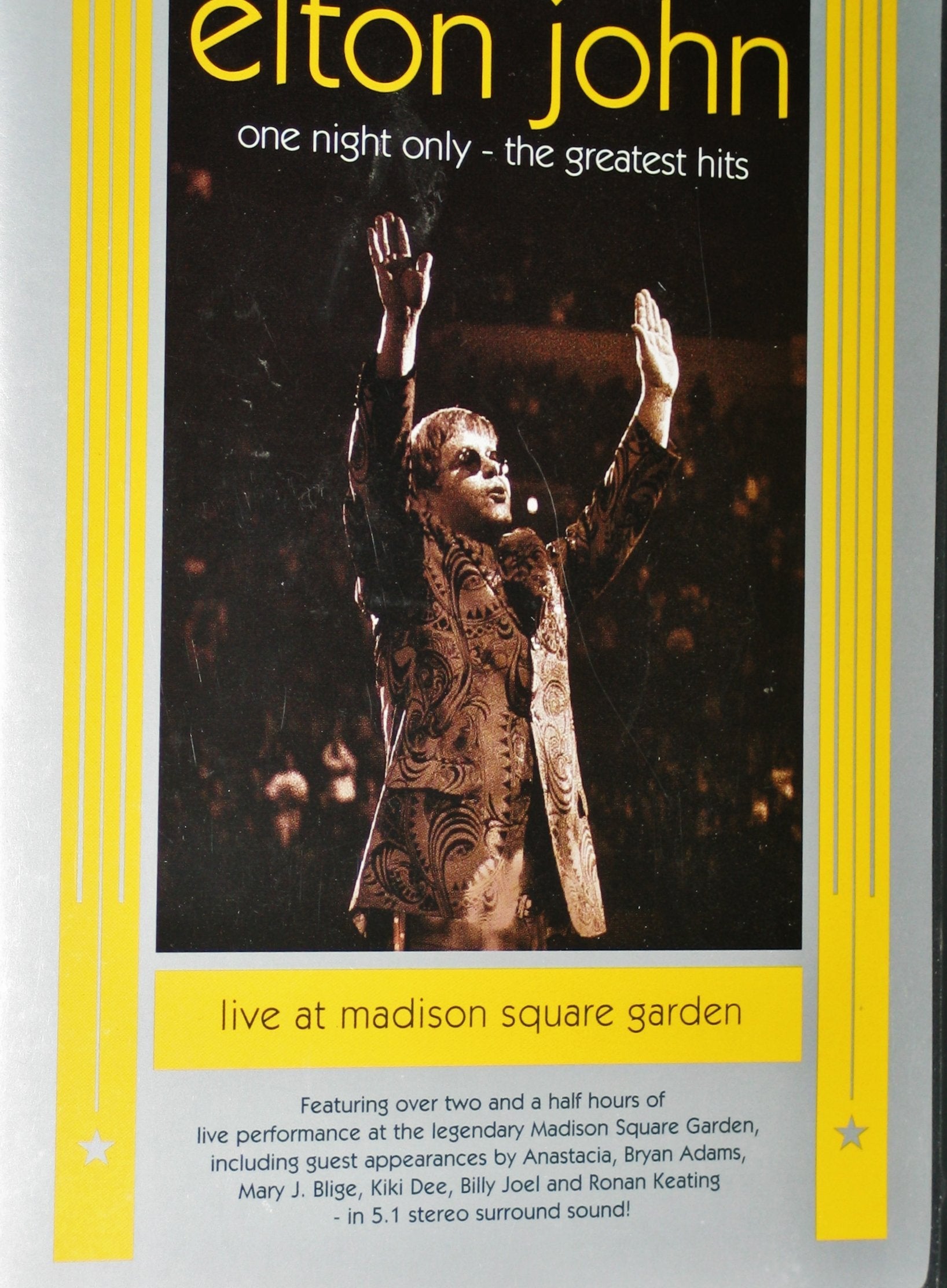 Elton John - One Night Only: The Greatest Hits Live at Madison Square Garden used book depot