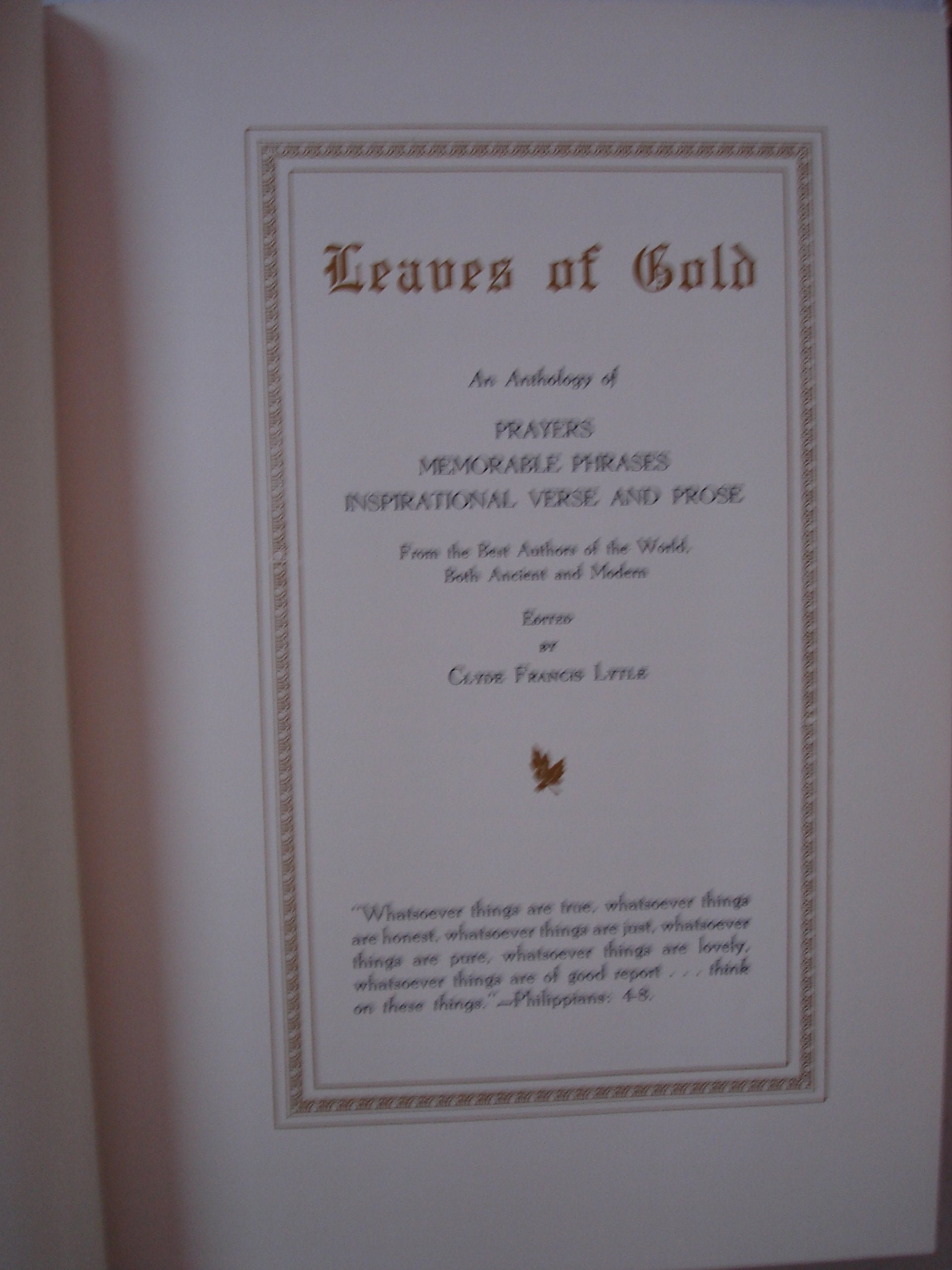 Leaves of Gold used book depot