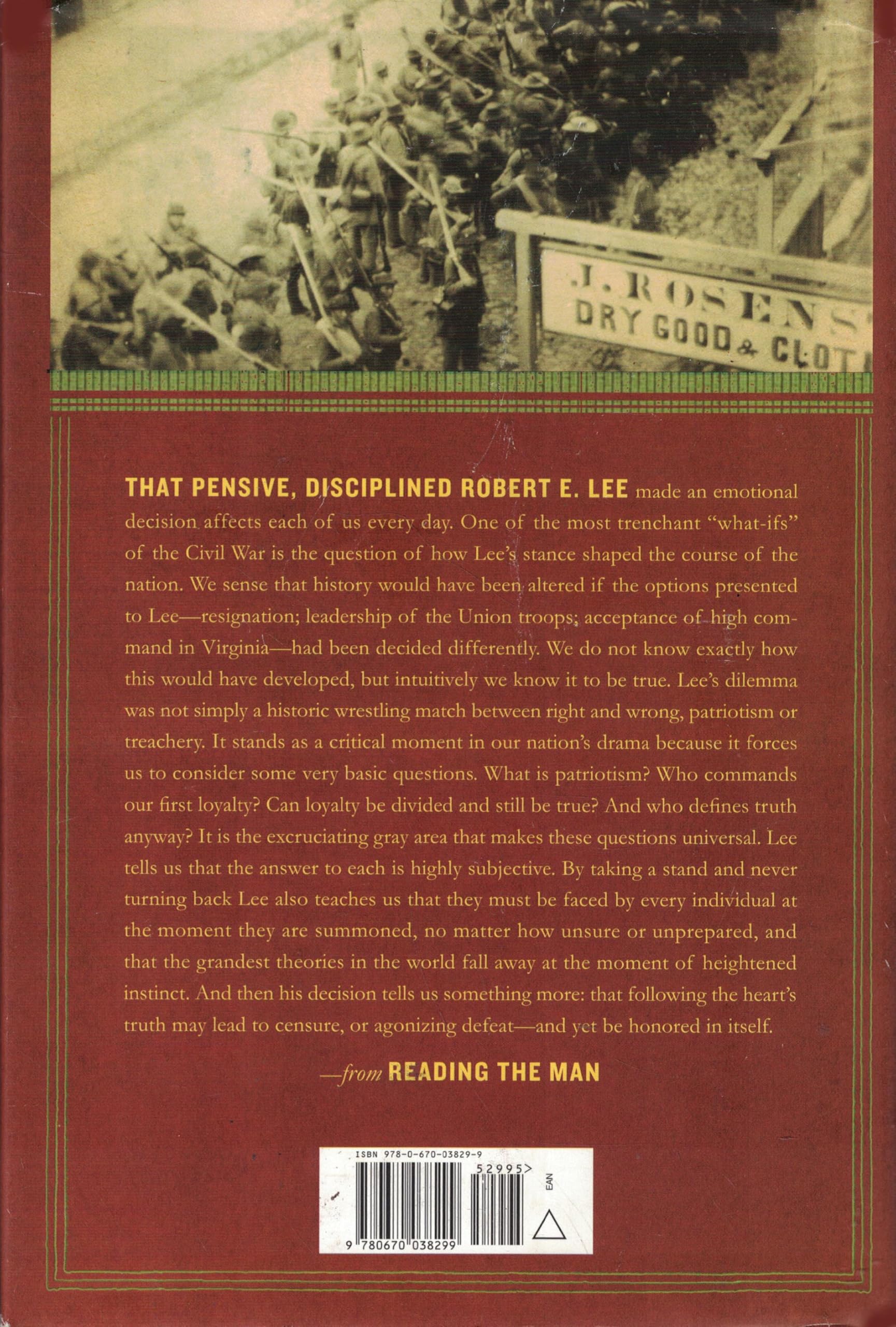 Reading the Man: A Portrait of Robert E. Lee Through His Private Letters used book depot