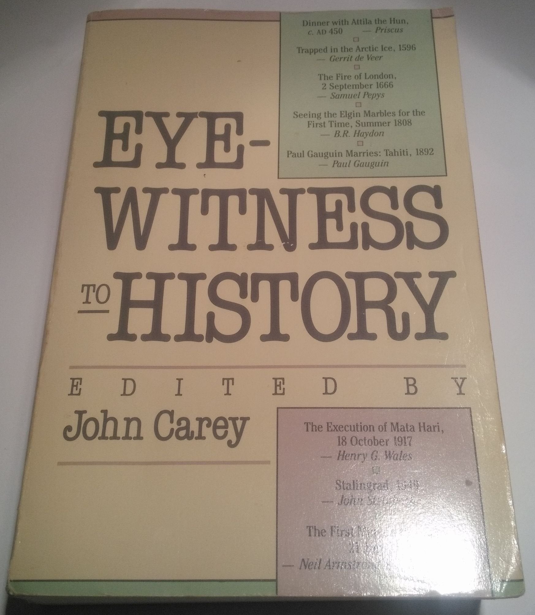 Eyewitness to History