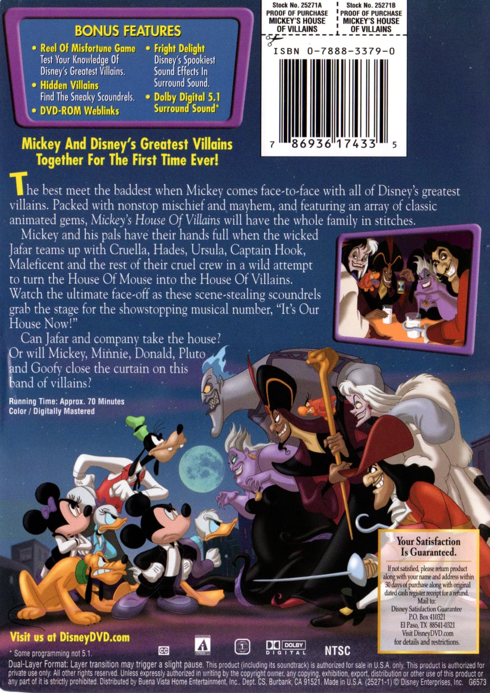 Mickey's House of Villains [DVD] used book depot