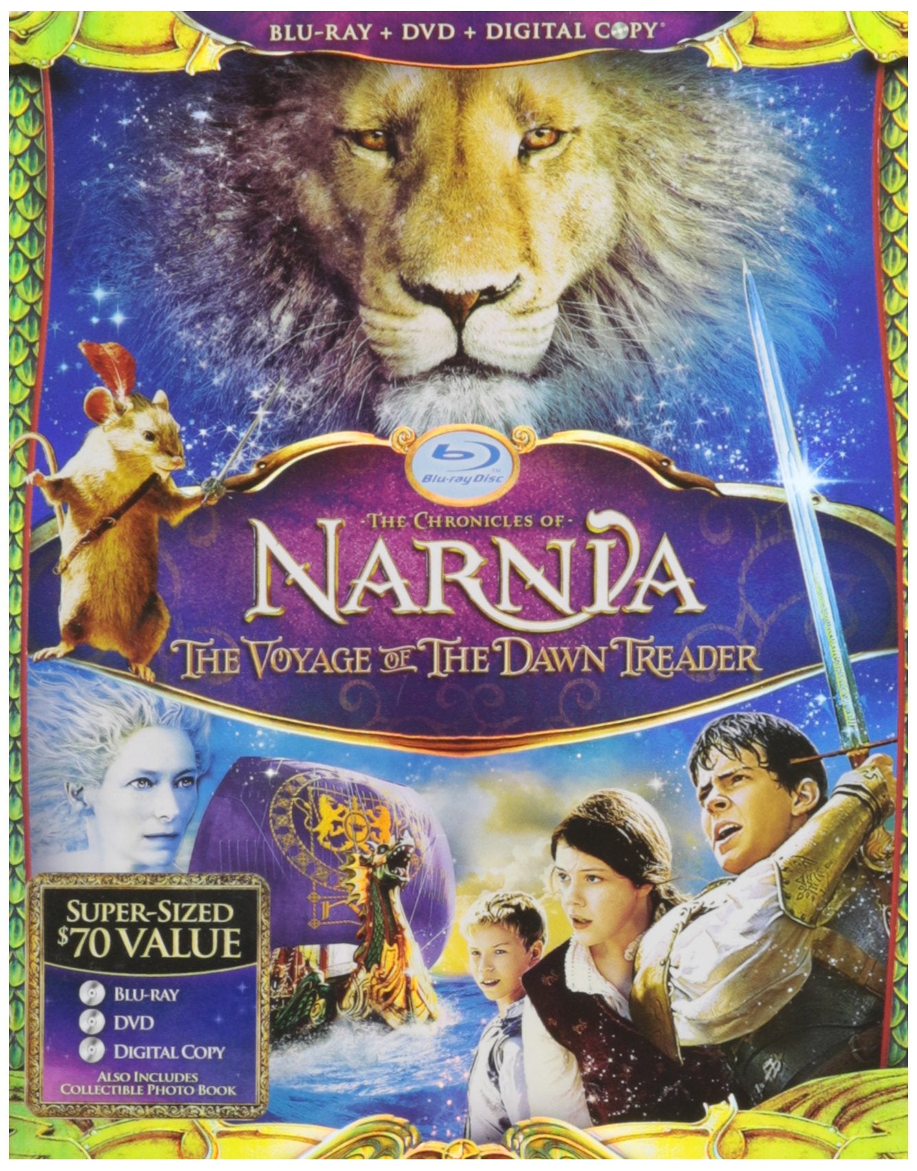 The Chronicles of Narnia: The Voyage of the Dawn Treader (Blu-ray / DVD / Digital Copy) used book depot