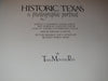 Historic Texas: A Photographic Portrait Owens, William A