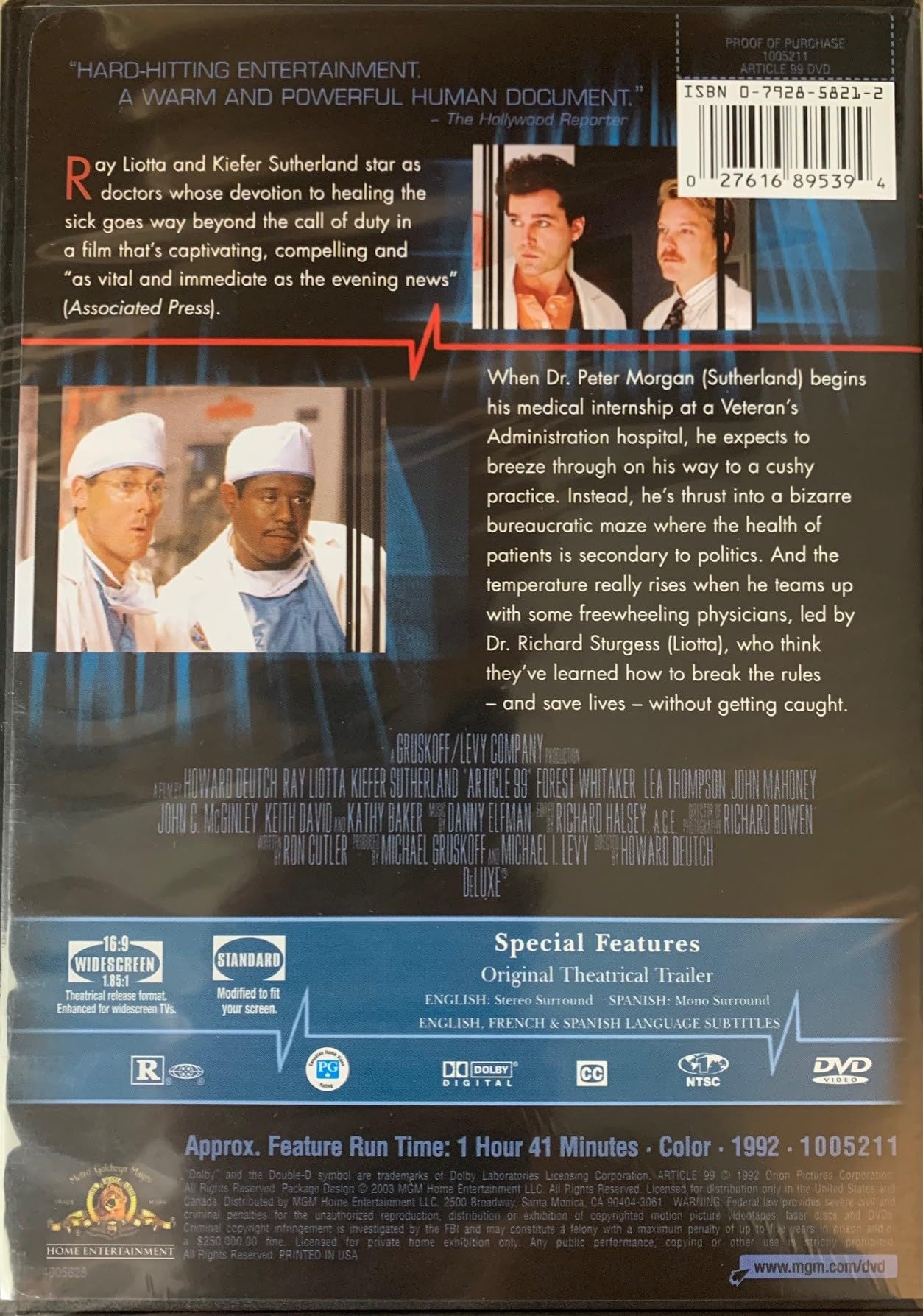 Article 99 [DVD] used book depot