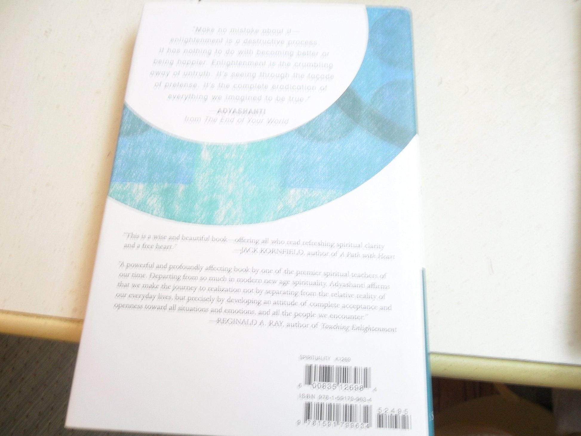 The End of Your World: Uncensored Straight Talk on the Nature of Enlightenment used book depot