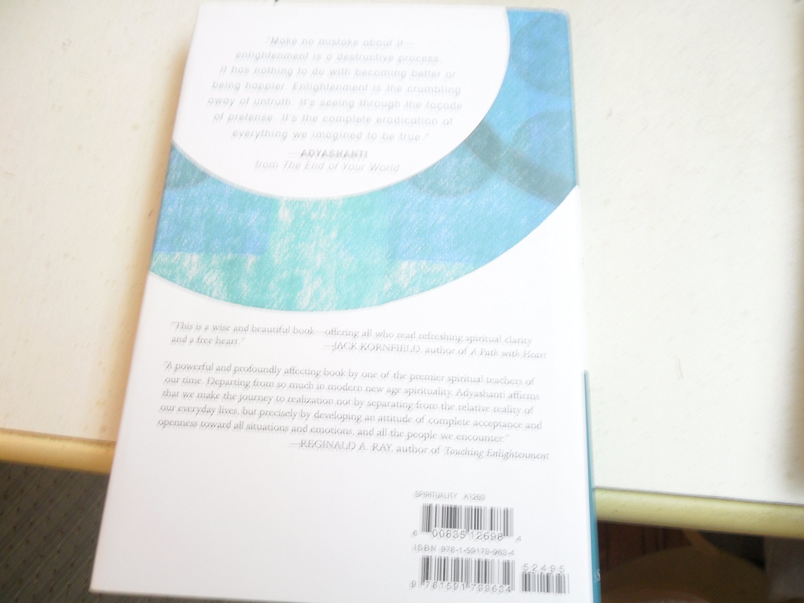 The End of Your World: Uncensored Straight Talk on the Nature of Enlightenment used book depot