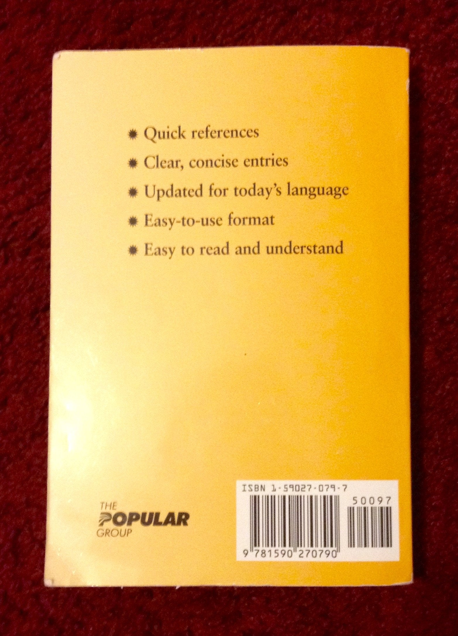 Webster's New Spanish-English Dictionary used book depot