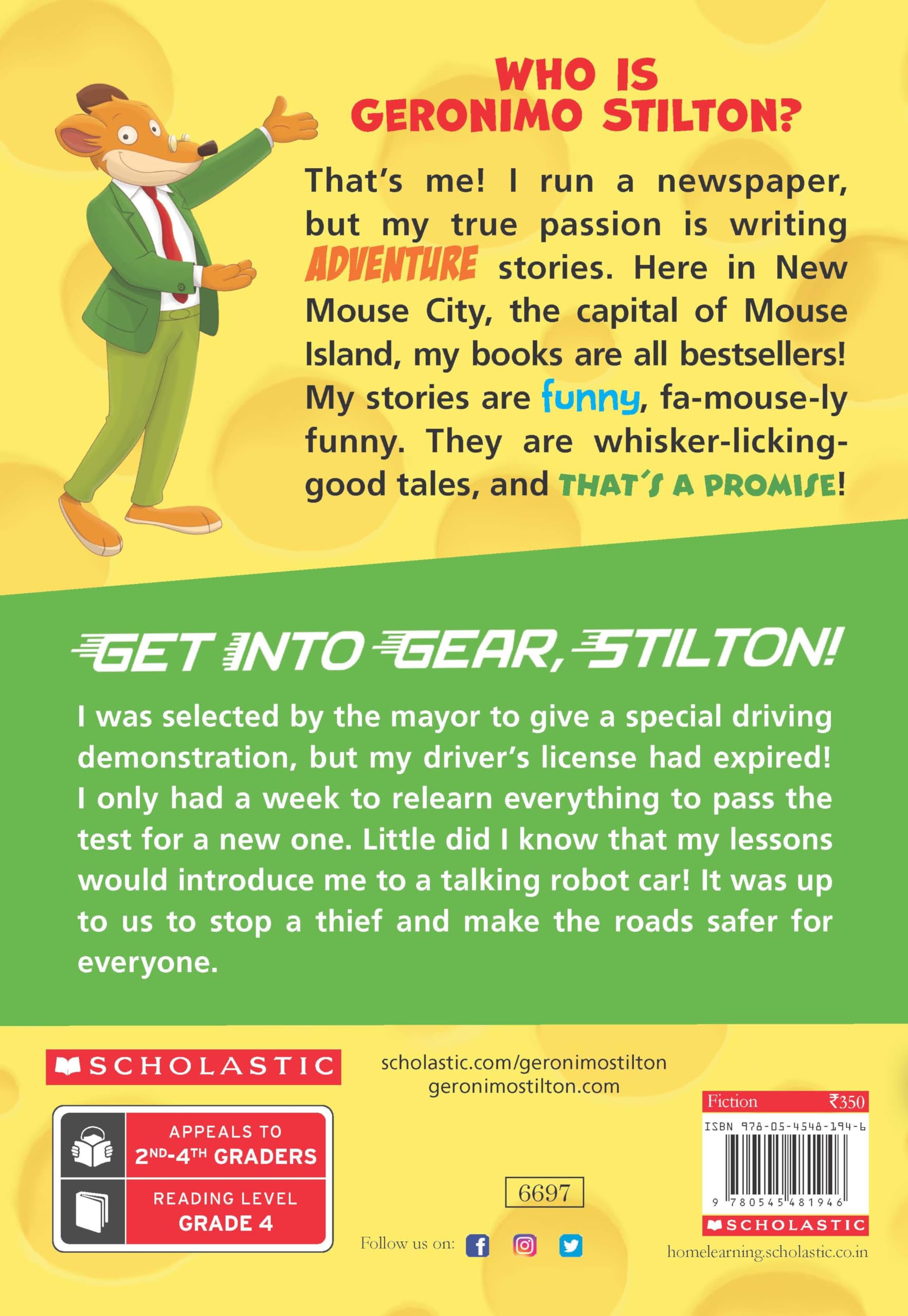 Get Into Gear, Stilton! (Geronimo Stilton #54)
