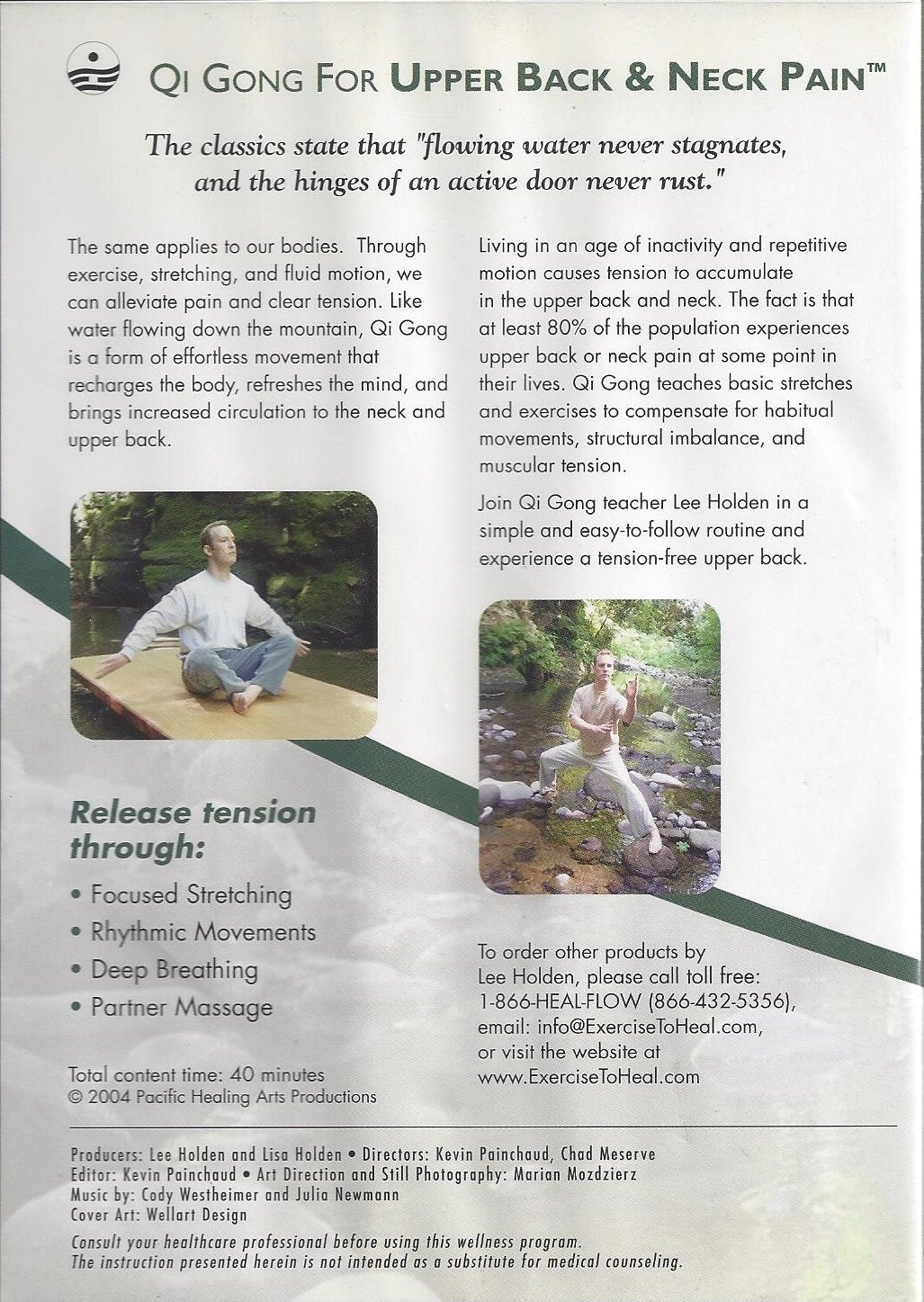 Qi Gong for Upper Back and Neck Pain with Lee Holden used book depot