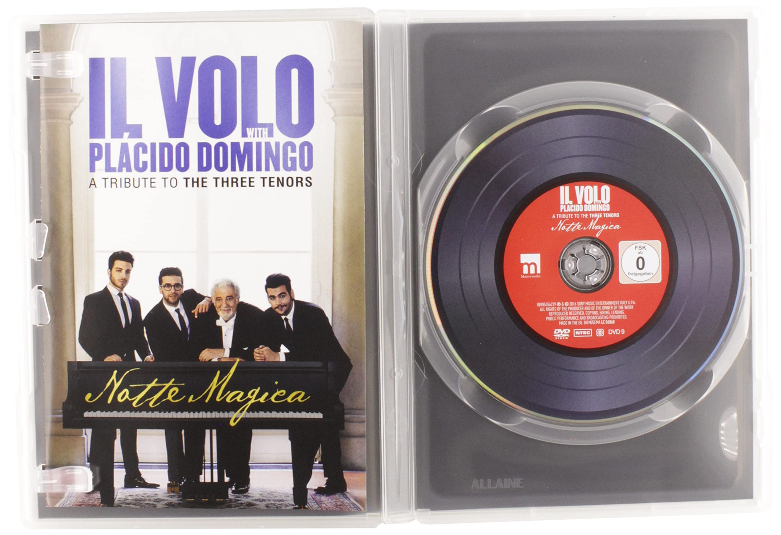 IL Volo with Placido Domingo - Notte Magica: A Tribute to the Three Tenors used book depot