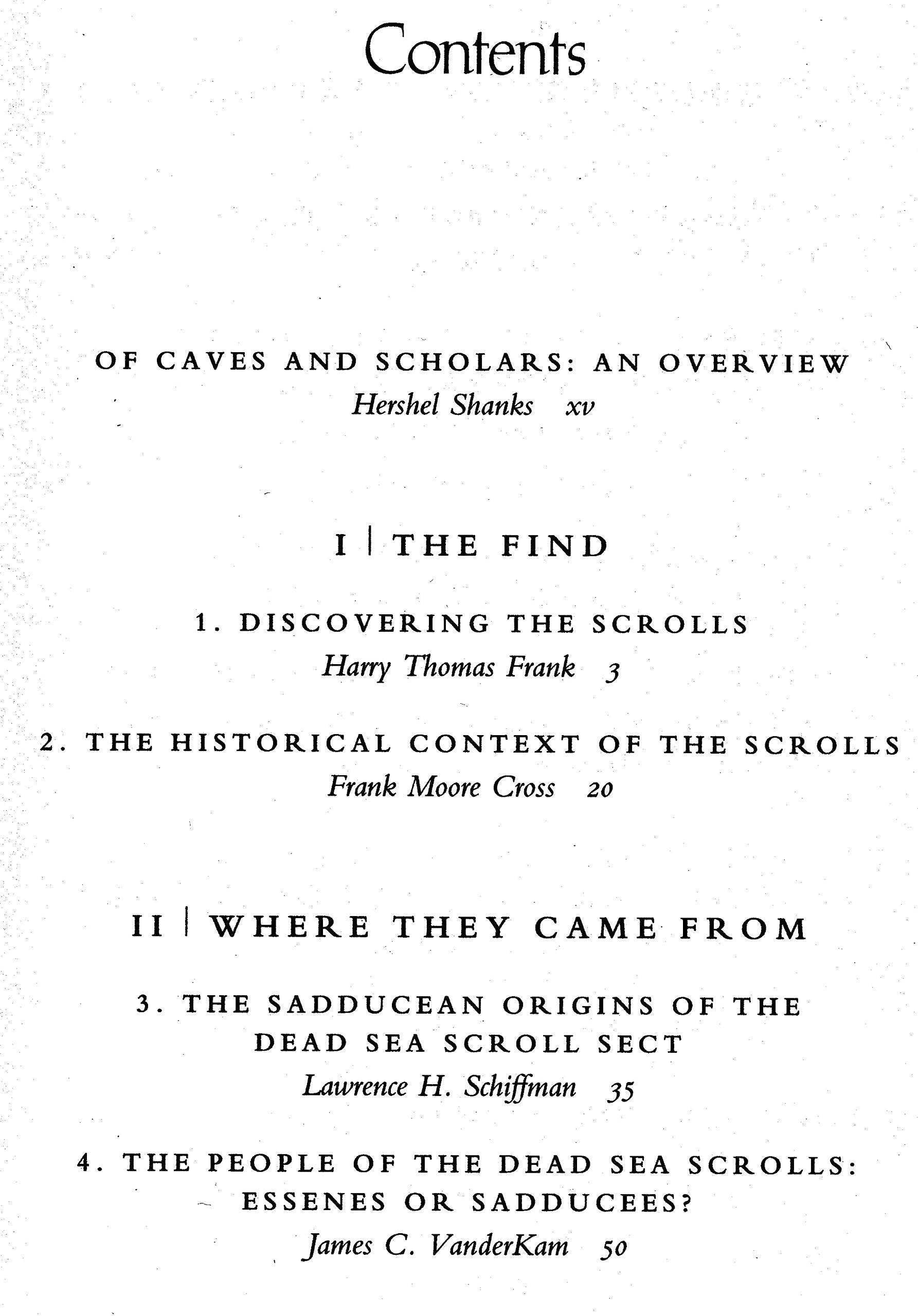 Understanding the Dead Sea Scrolls: A Reader from the Biblical Archaeology Review used book depot