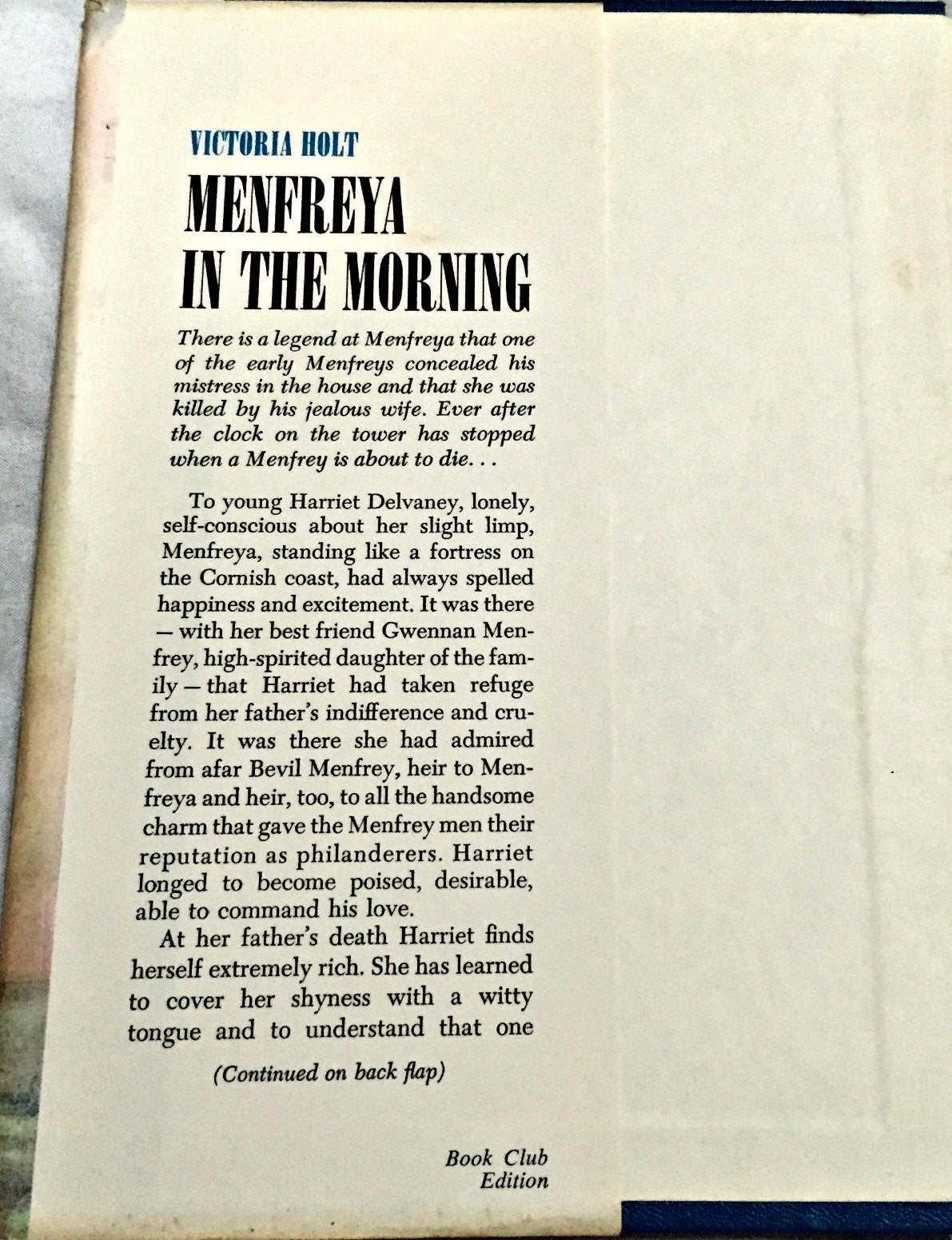 Menfreya in the Morning used book depot