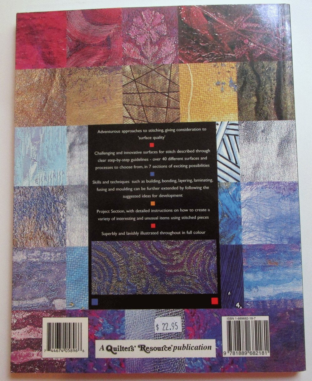 Surfaces for Stitch: Plastics, Films & Fabric used book depot