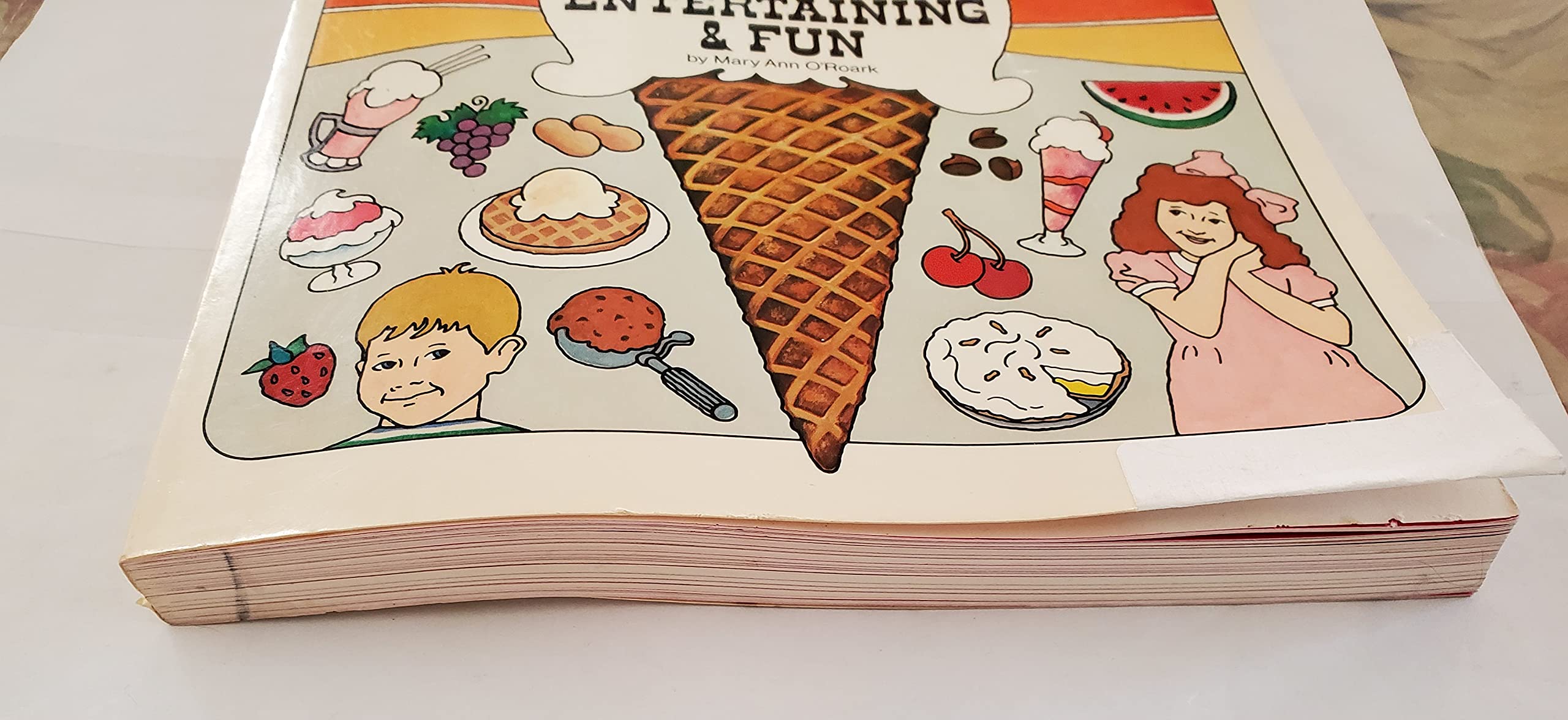 The Baskin-Robbins Book of Ice Cream, Entertaining & Fun (A Fireside Book) used book depot