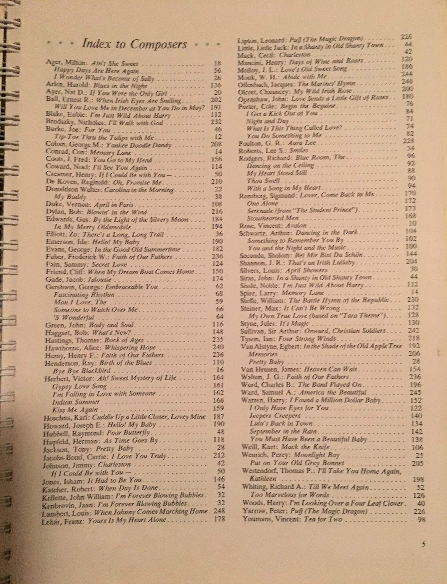 Reader's Digest: Family Songbook used book depot
