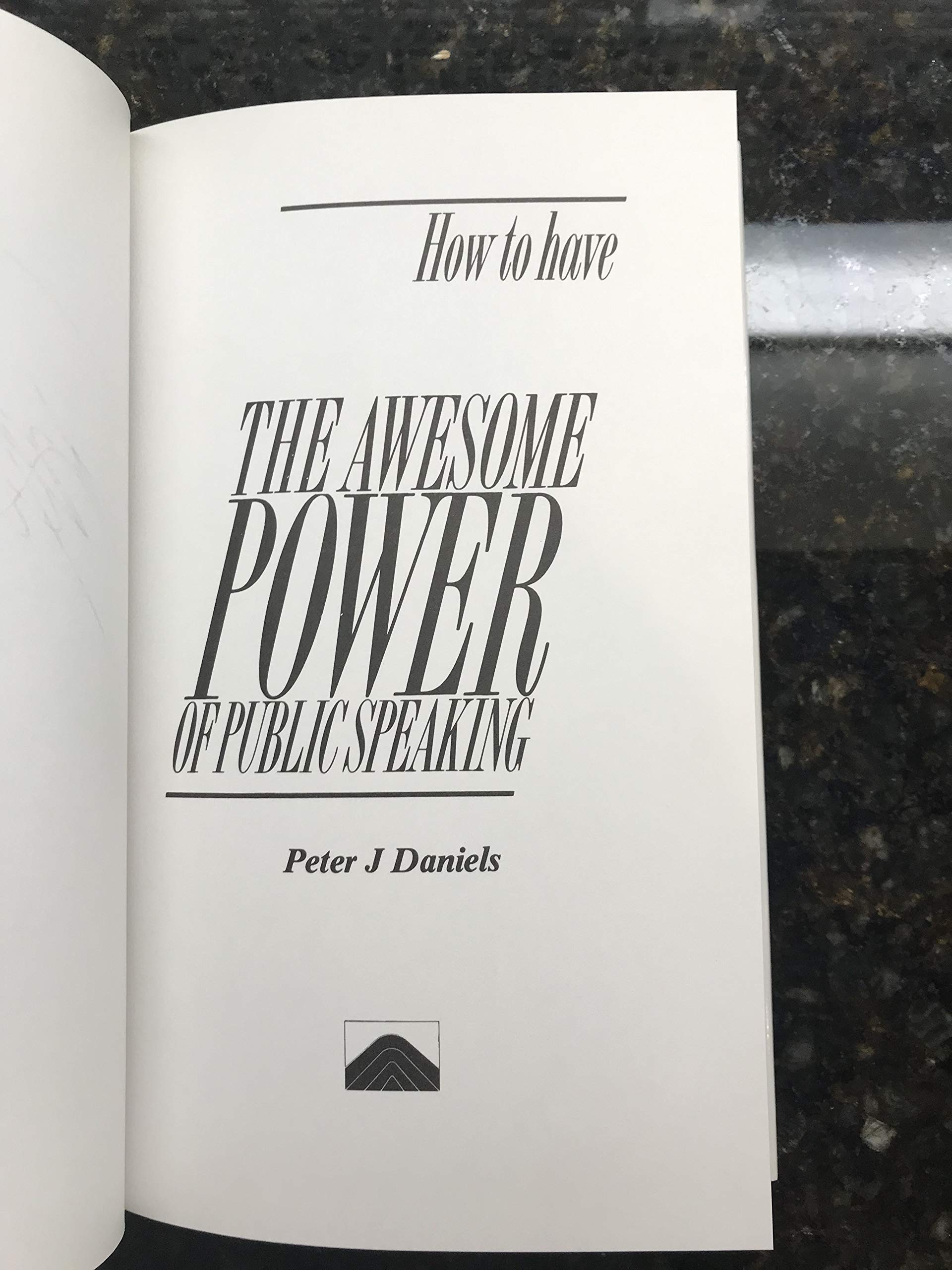 How to Have the Awesome Power of Public Speaking used book depot