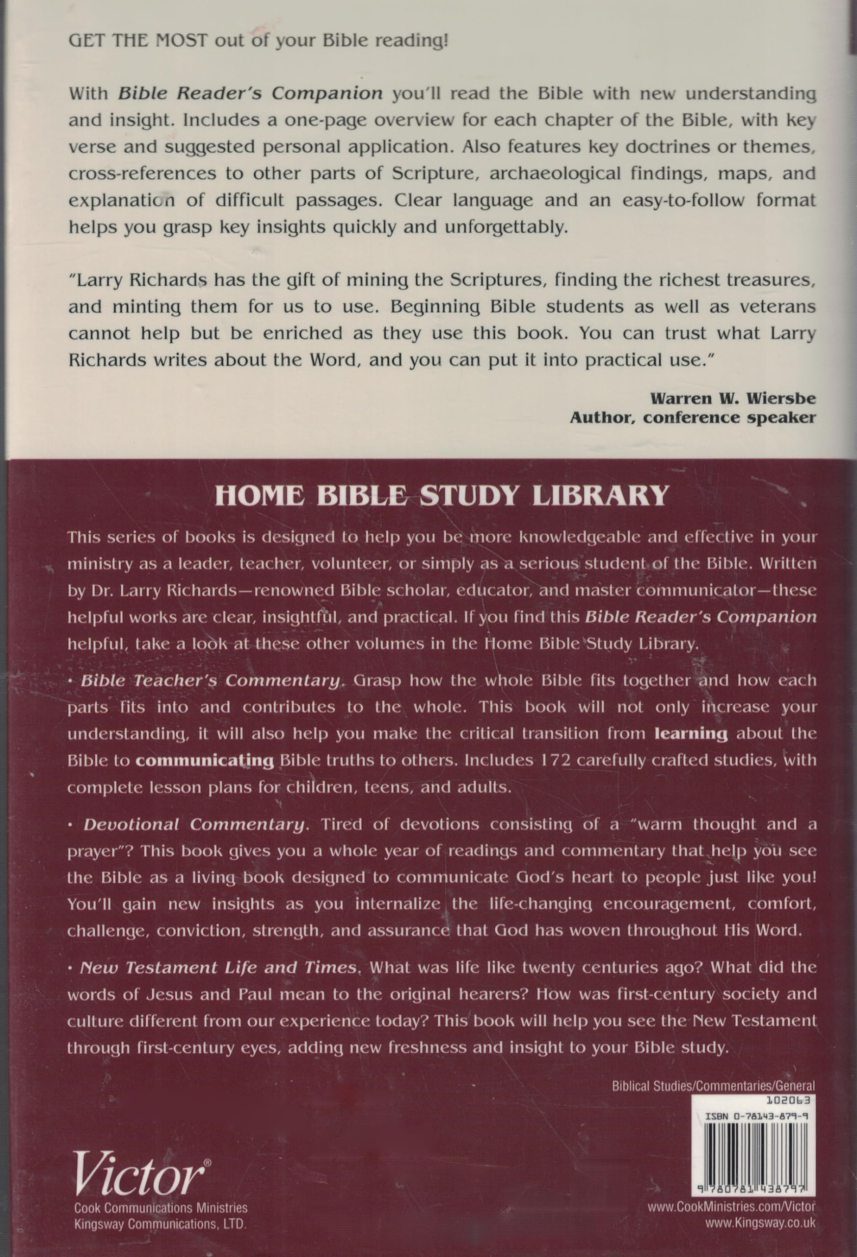 Bible Reader's Companion used book depot