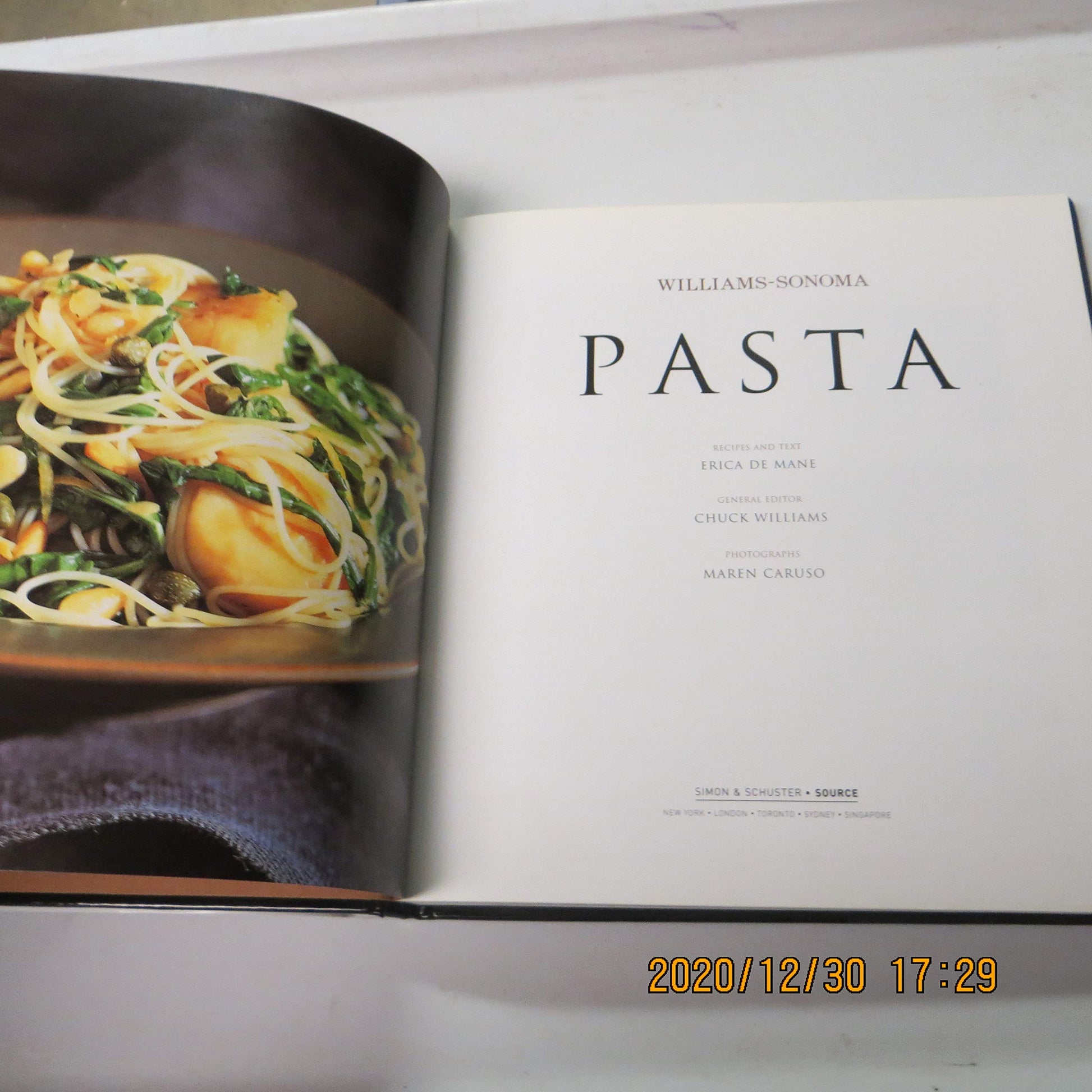 Pasta: Williams-Sonoma Collection used book depot