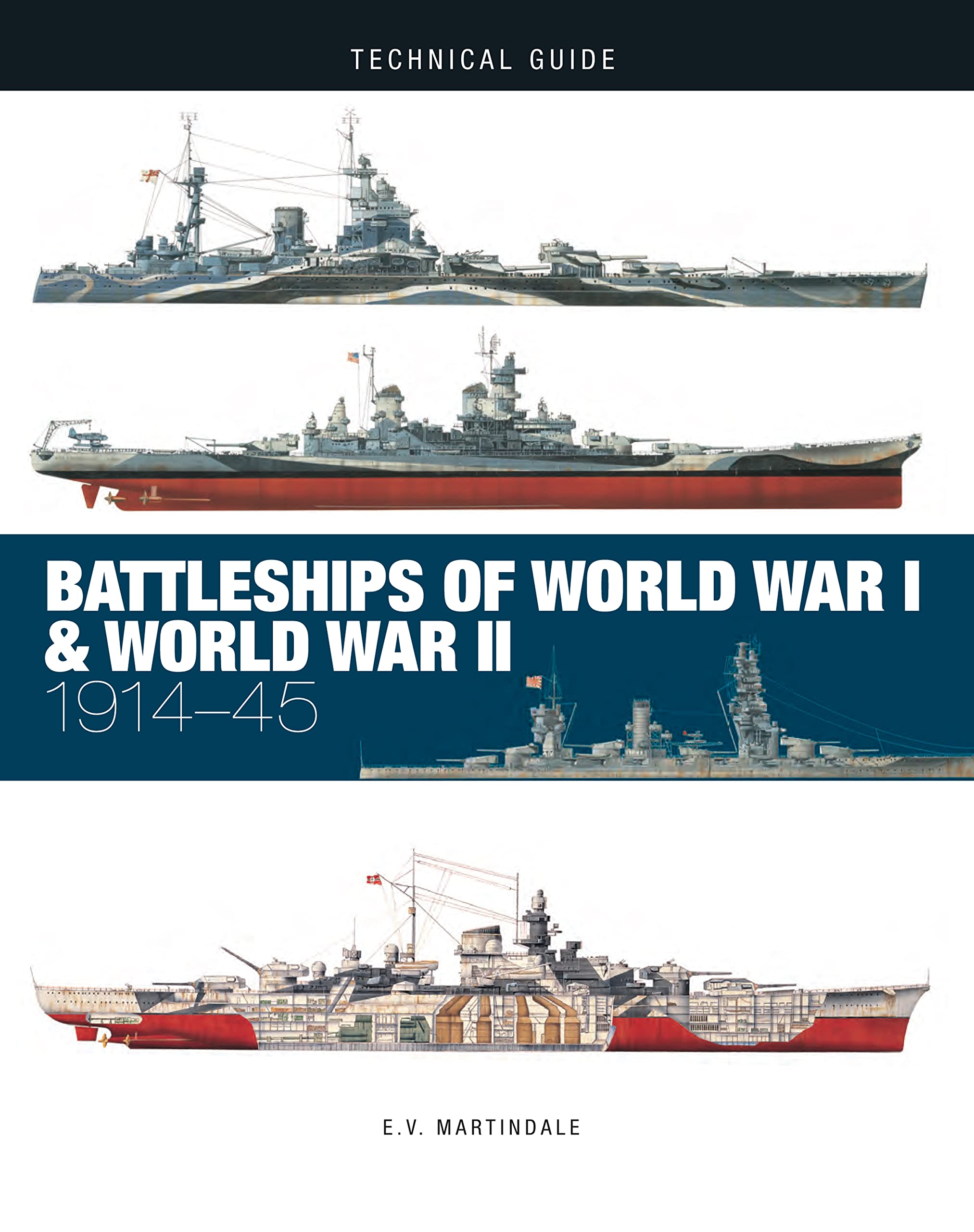 Battleships of World War I & World War II (Technical Guides) used book depot