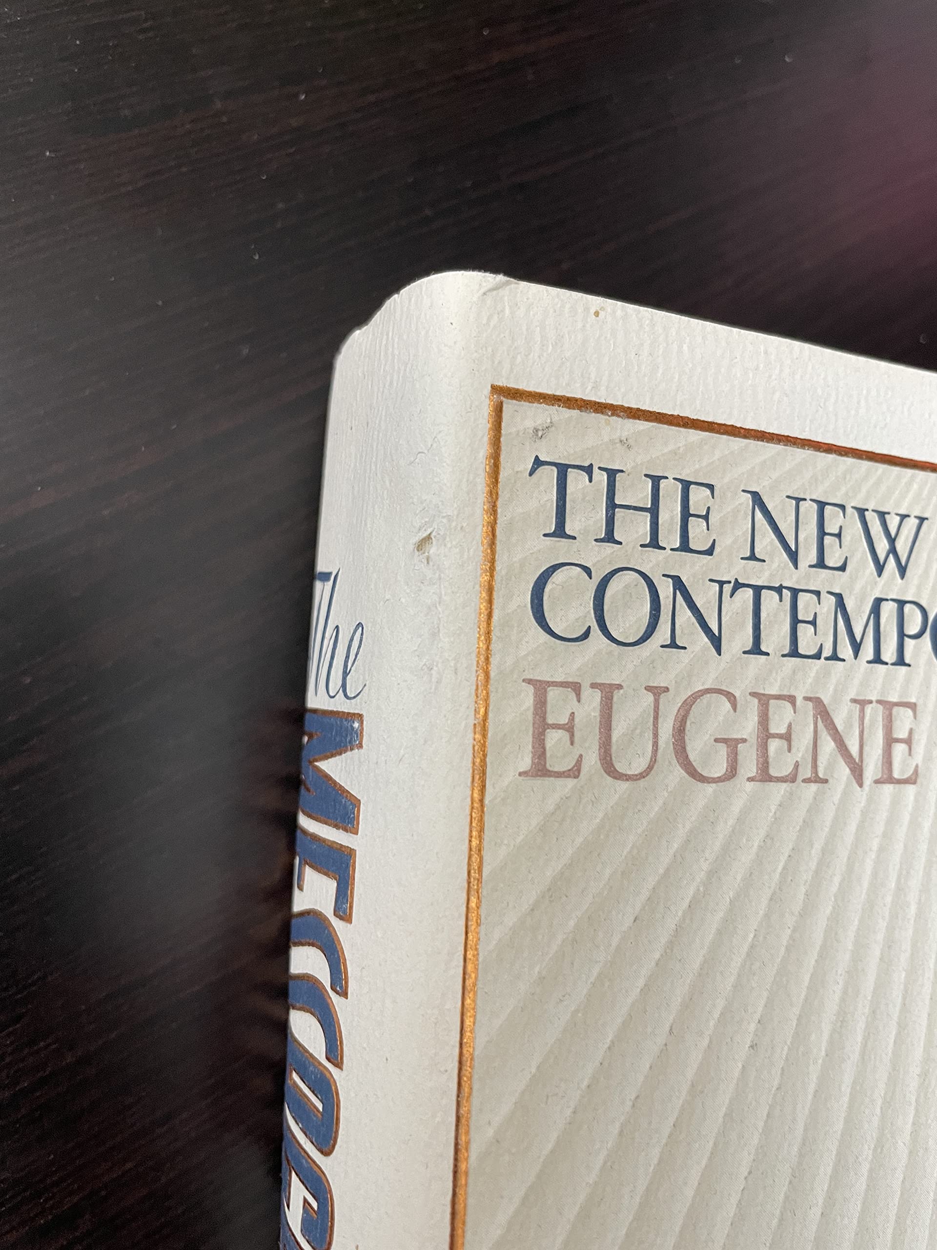 The Message: The New Testament in Contemporary English used book depot